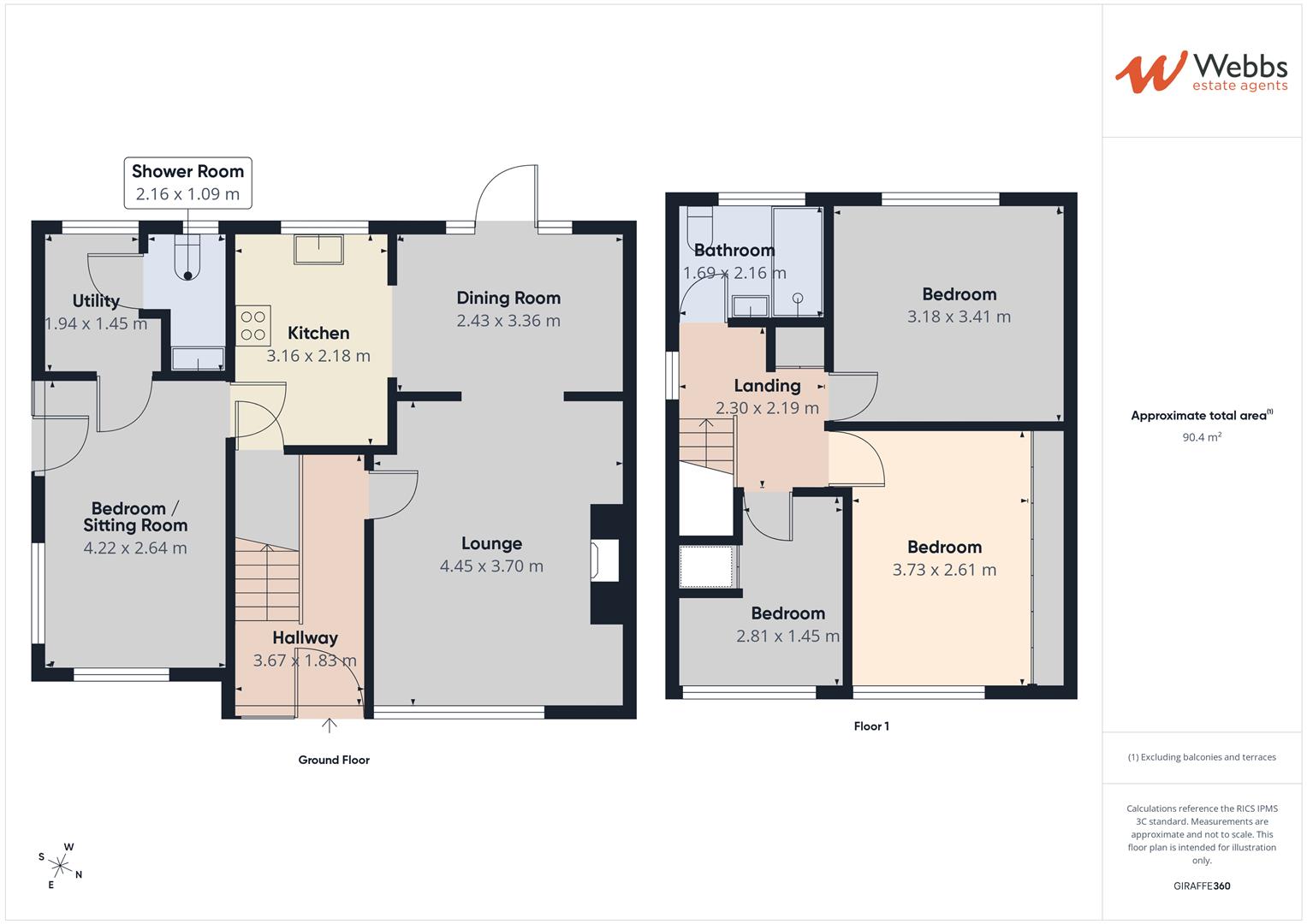 4, Barn Close, Rugeley floorplan