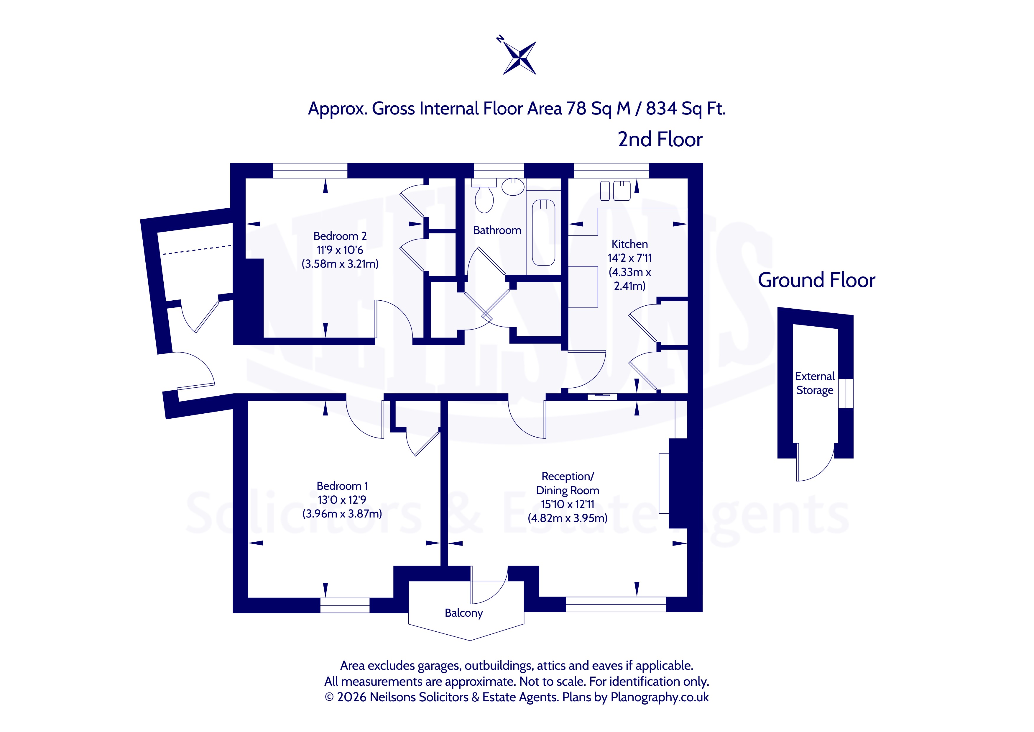 24 Maxton Court, St Andrews Street, Dalkeith, floorplan