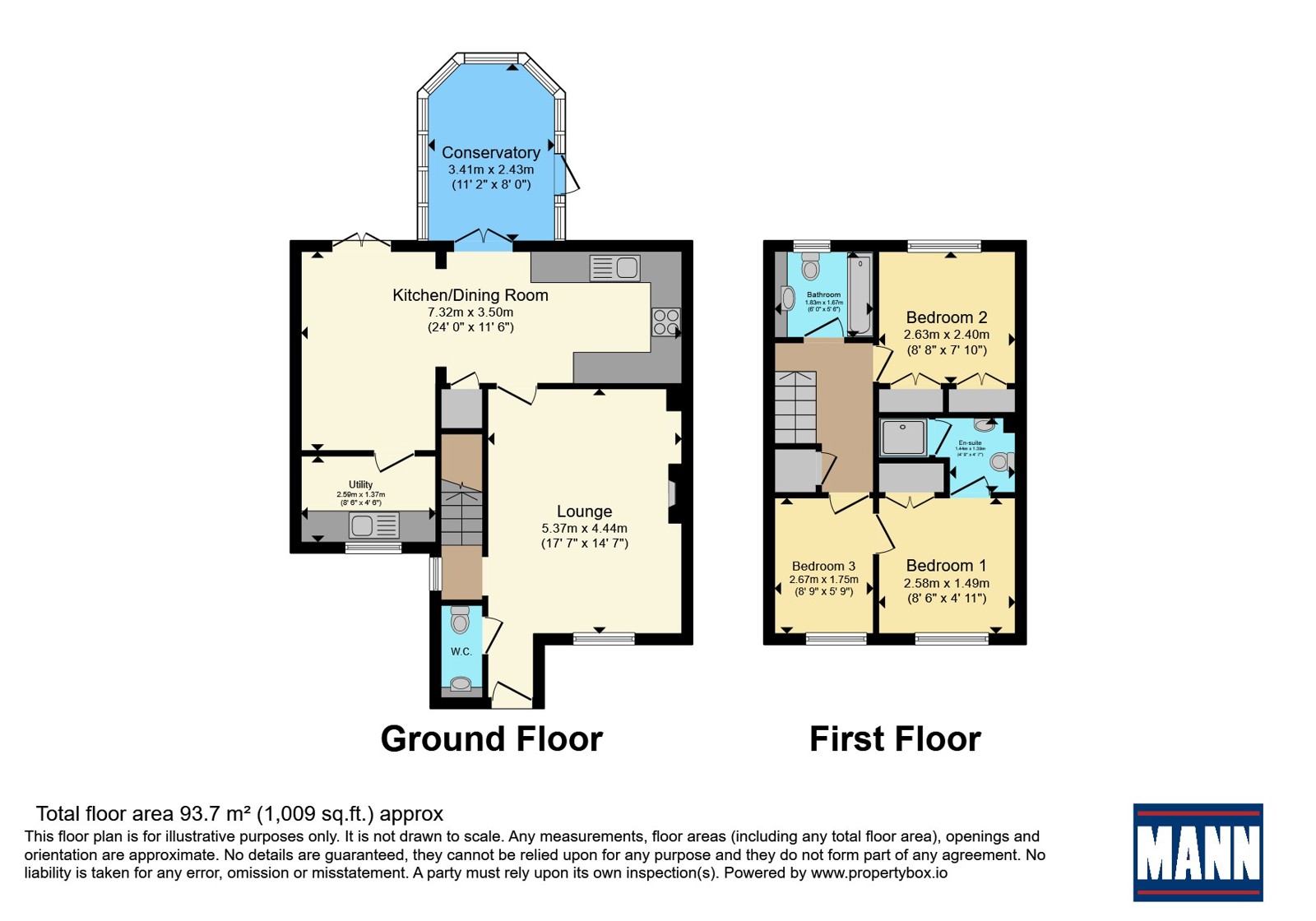 7, Sapphire Close, Hampshire floorplan