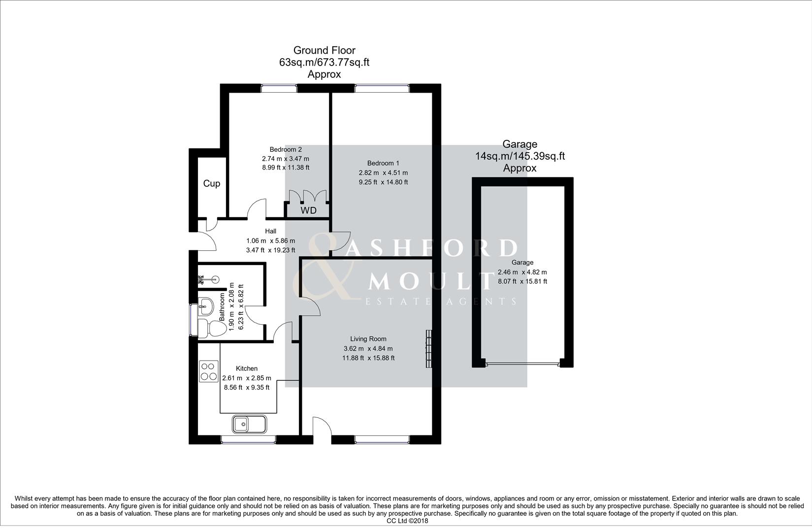 5, Redgates Court, Nottingham floorplan