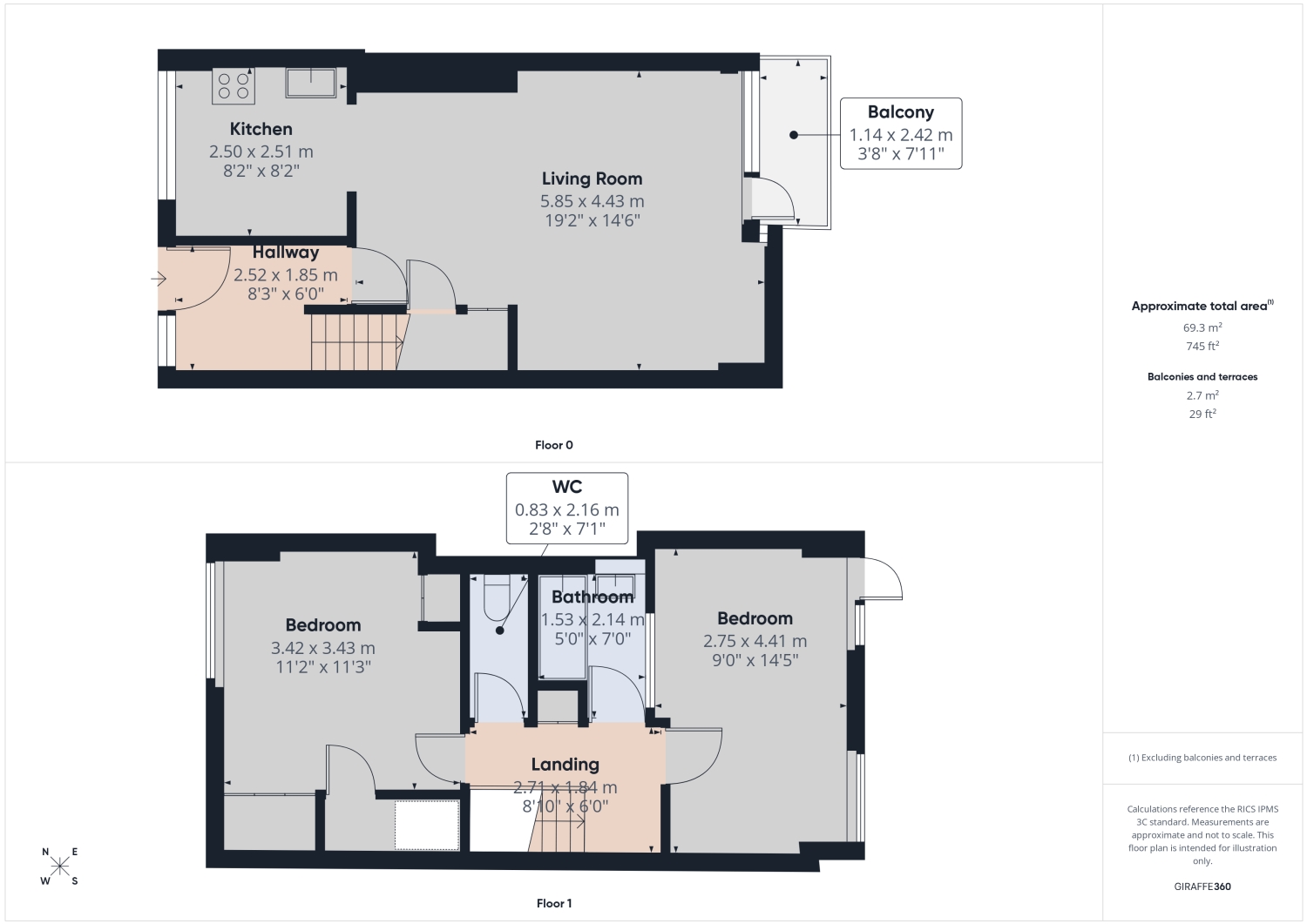 573, Gleadless Road, Sheffield floorplan