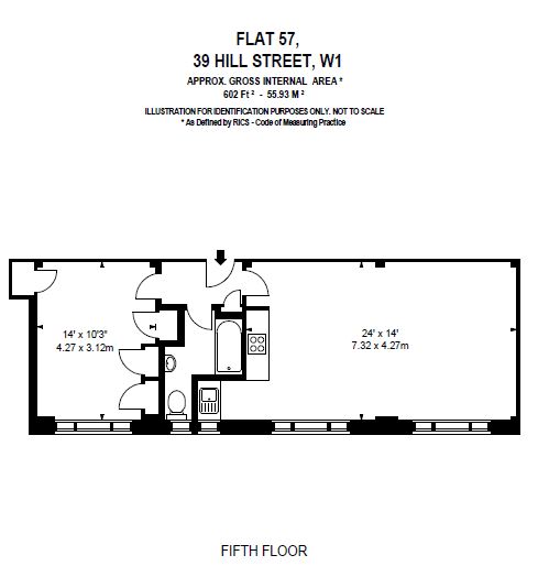 1 Bedrooms Flat to rent in Hill Street, London W1J