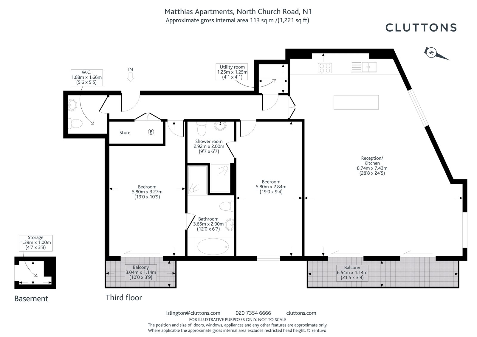 2 Bedrooms Flat for sale in Matthias Apartments, 158 Northchurch Road, London N1