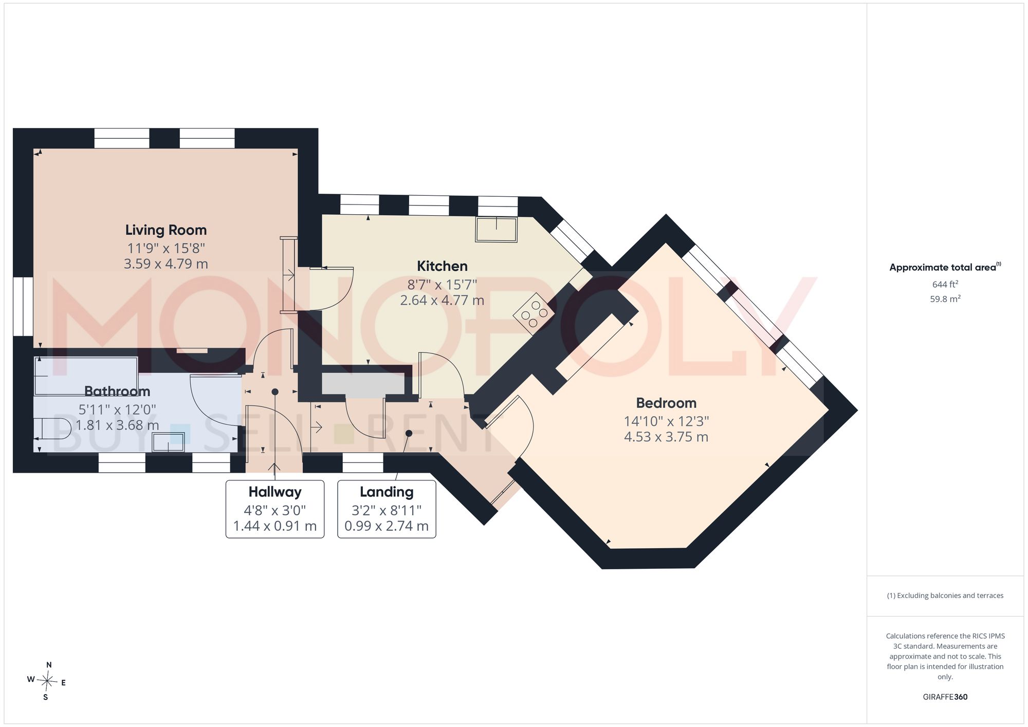 1 St. Giles House Rhosnesni Lane, Wrexham floorplan