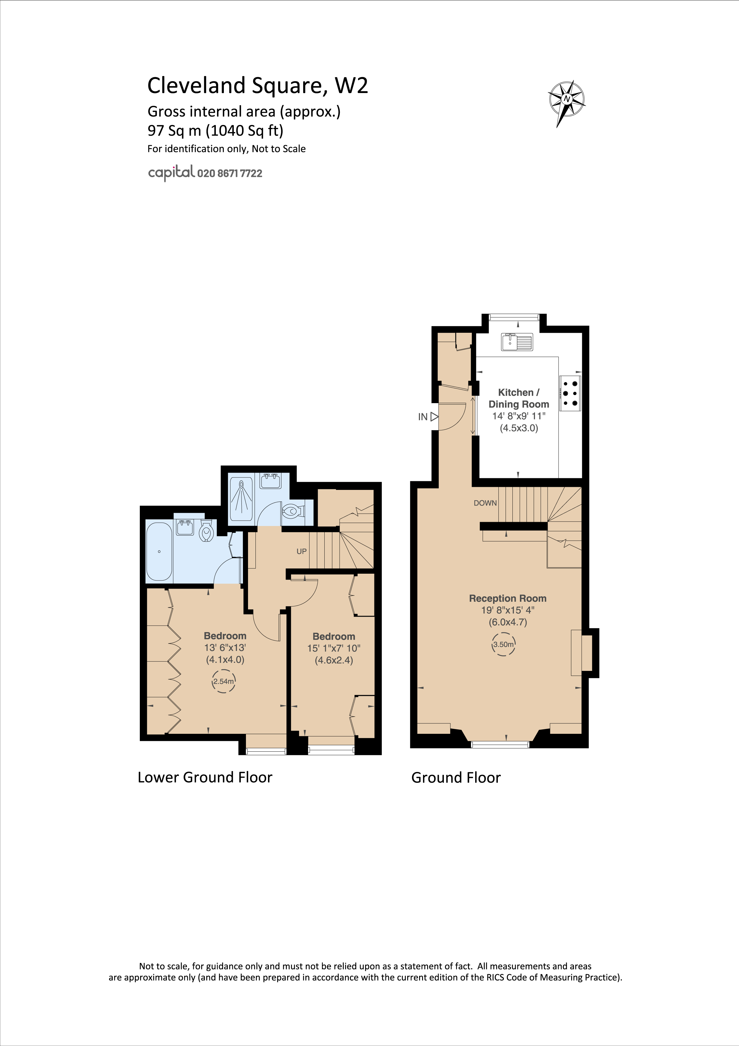 2 Bedrooms Flat for sale in Cleveland Square, London W2