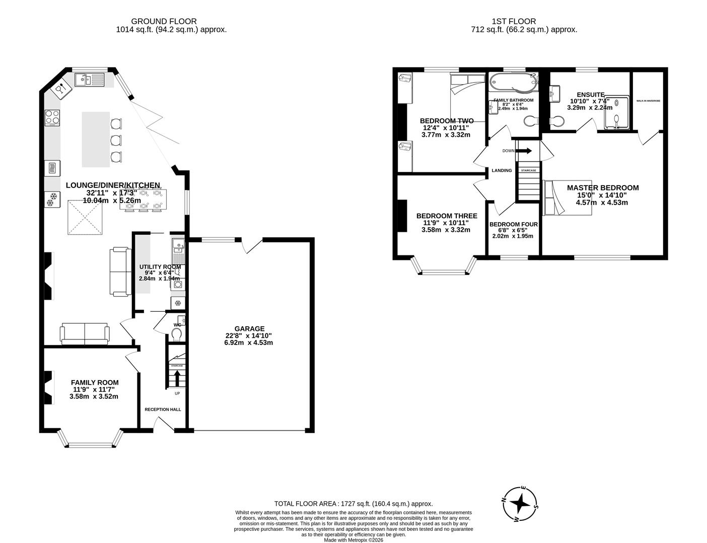 2, Larches Lane, Preston floorplan