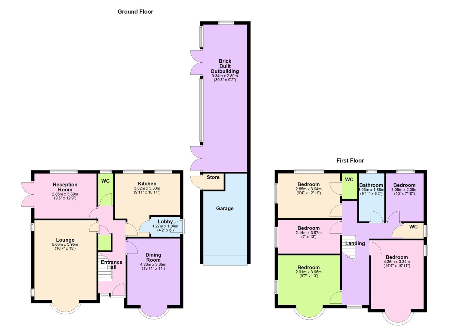 34, Grove Road, Burbage floorplan