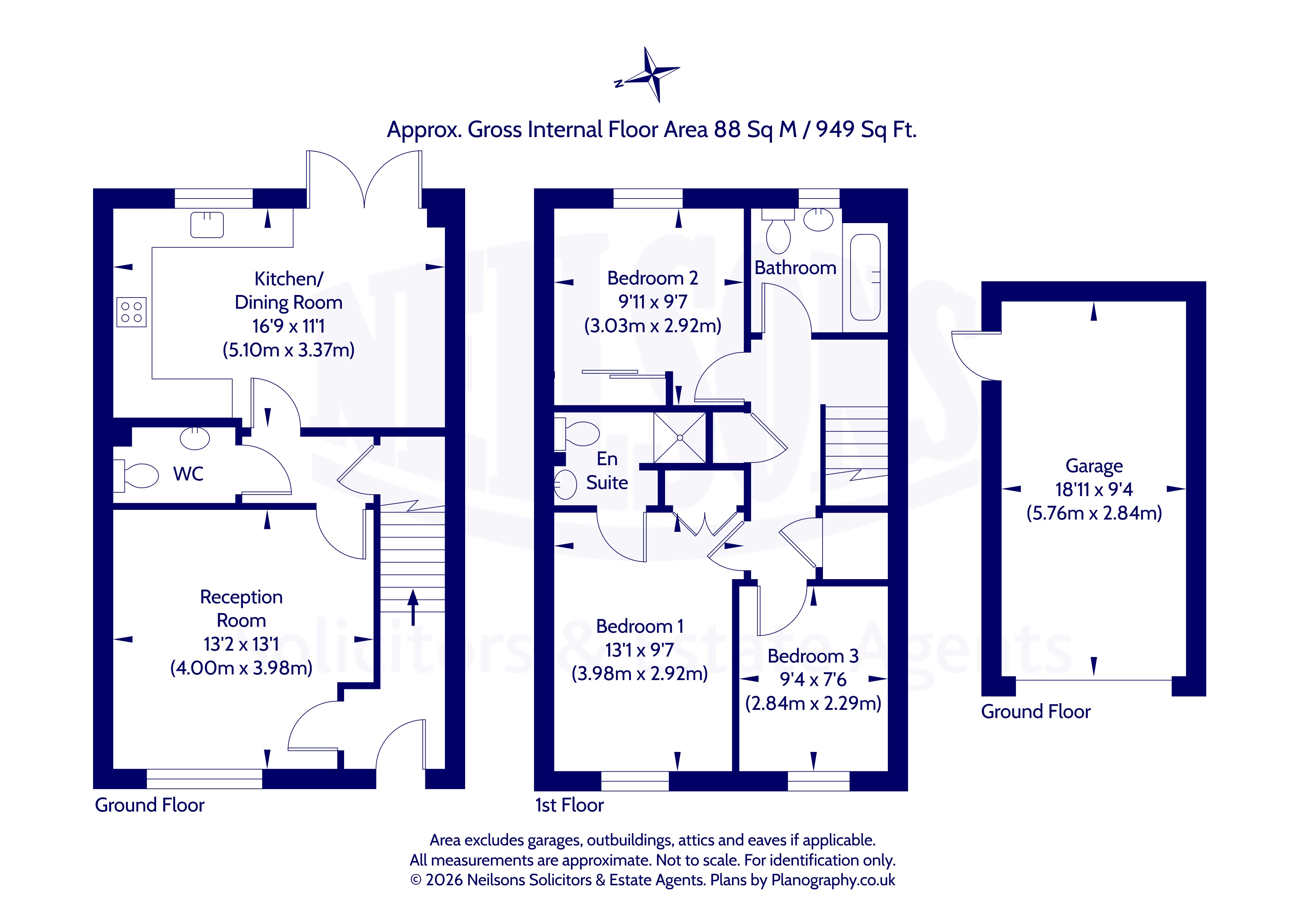 55, Kingsfield Drive, Newtongrange floorplan