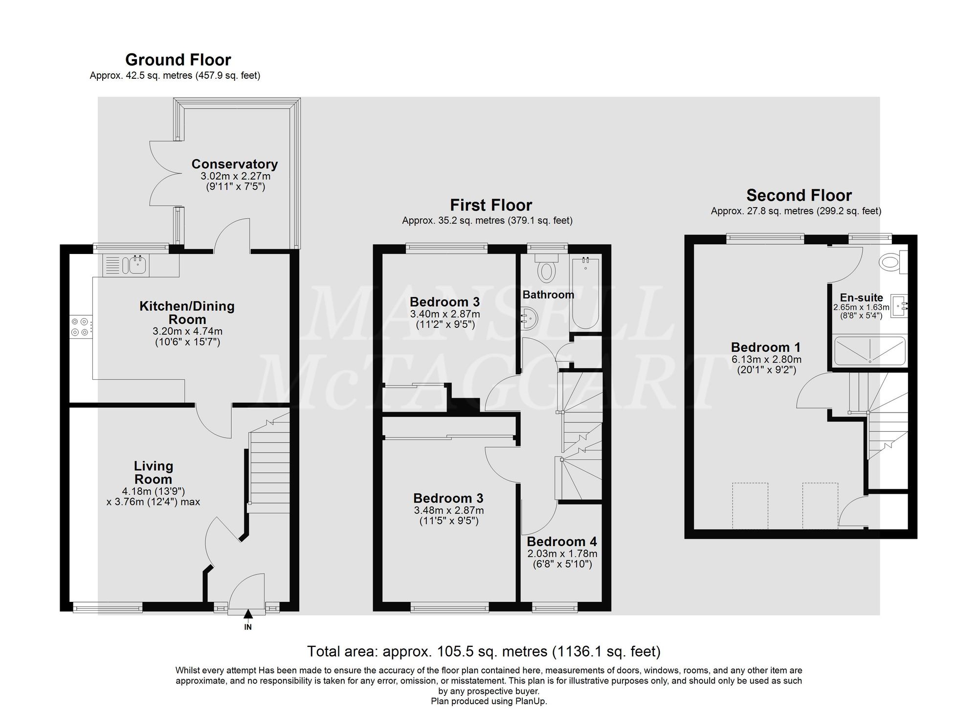 3 Capsey Road, Crawley floorplan