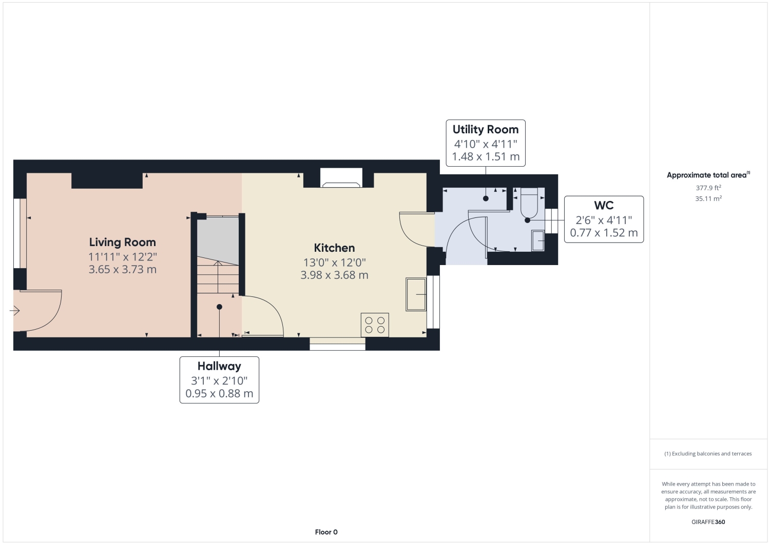 63, Riverside, Peterborough floorplan