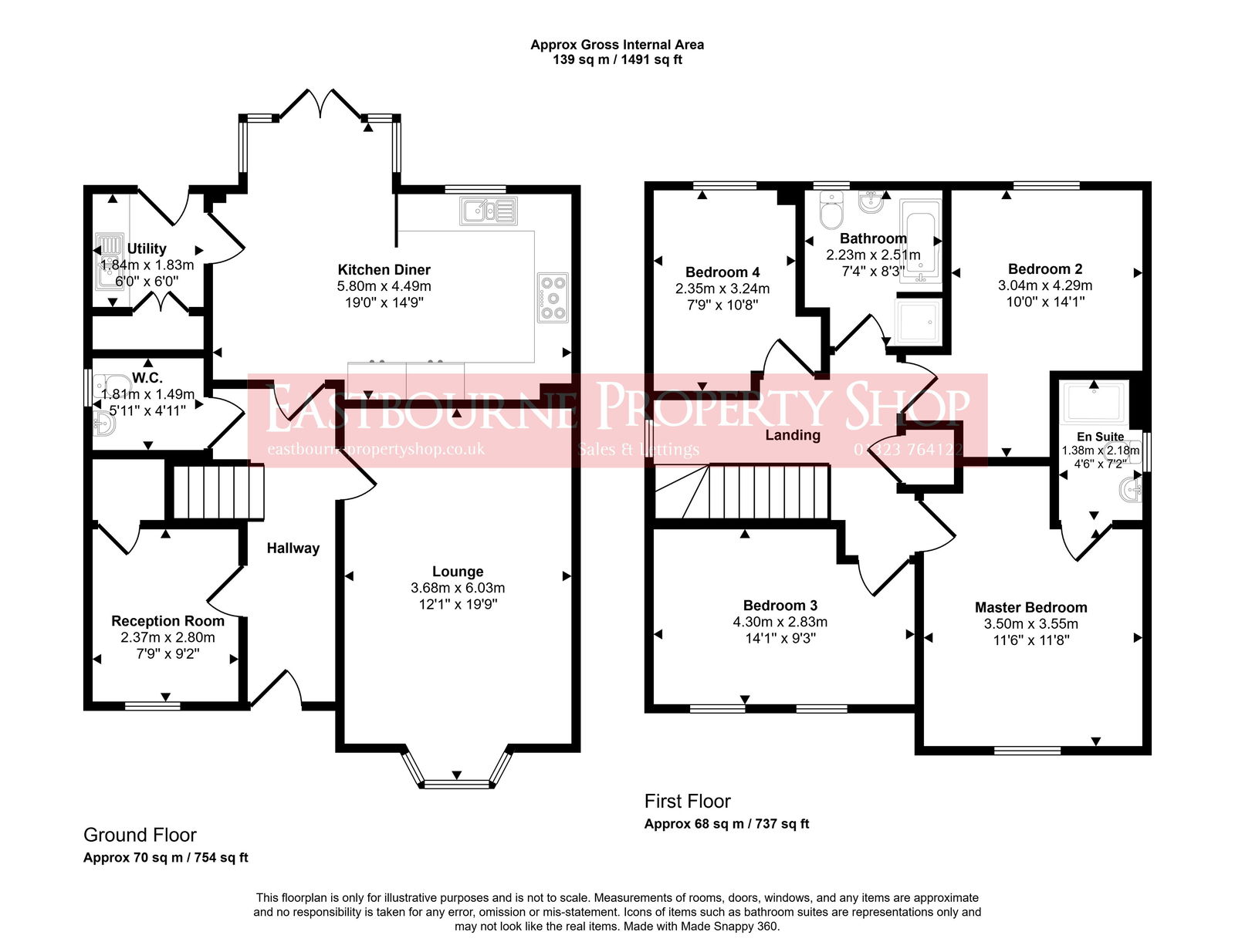 10, Atta Gardens, Pevensey floorplan