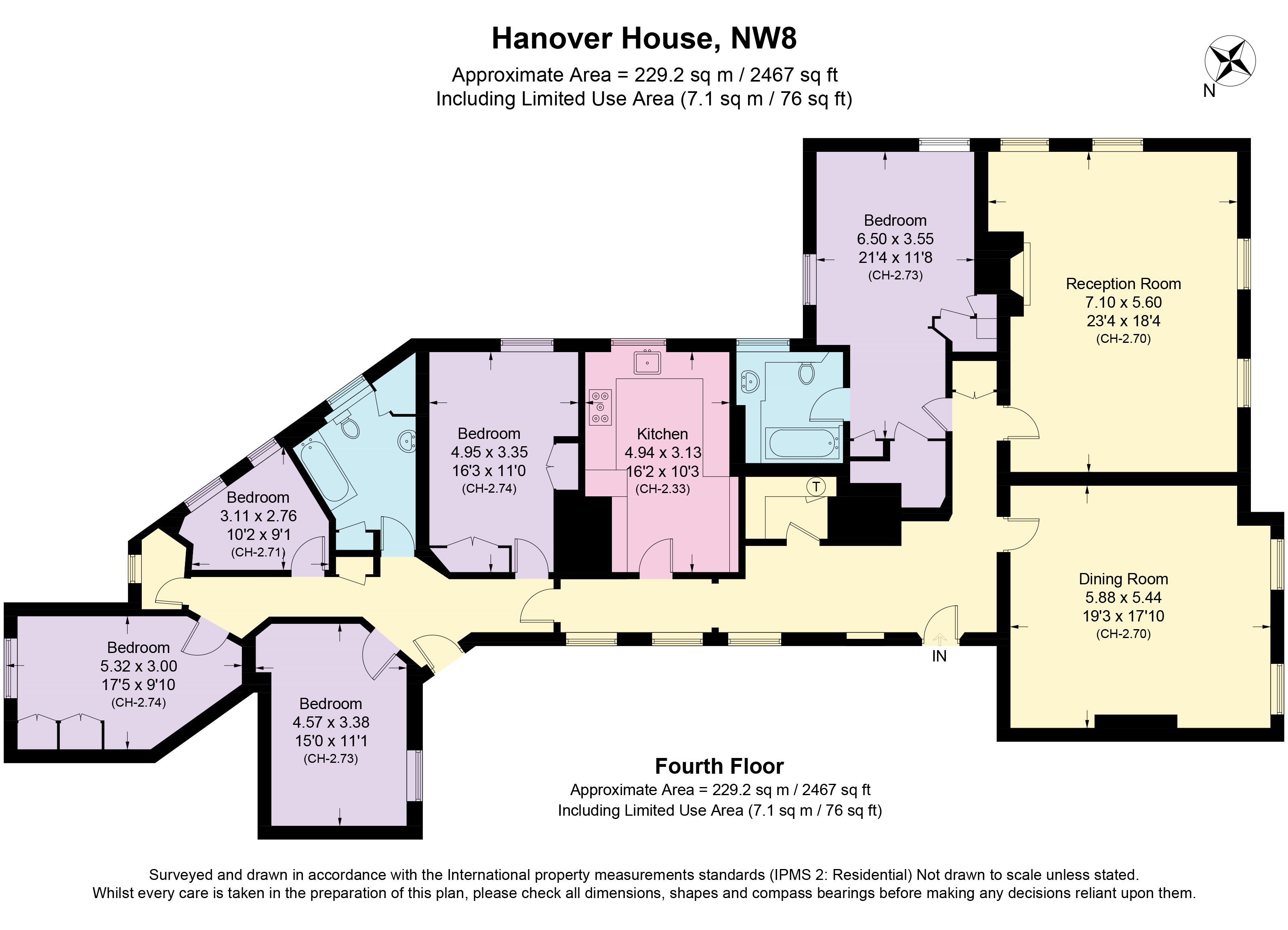 Hanover House, St. Johns Wood High Street, London NW8, 5 bedroom flat