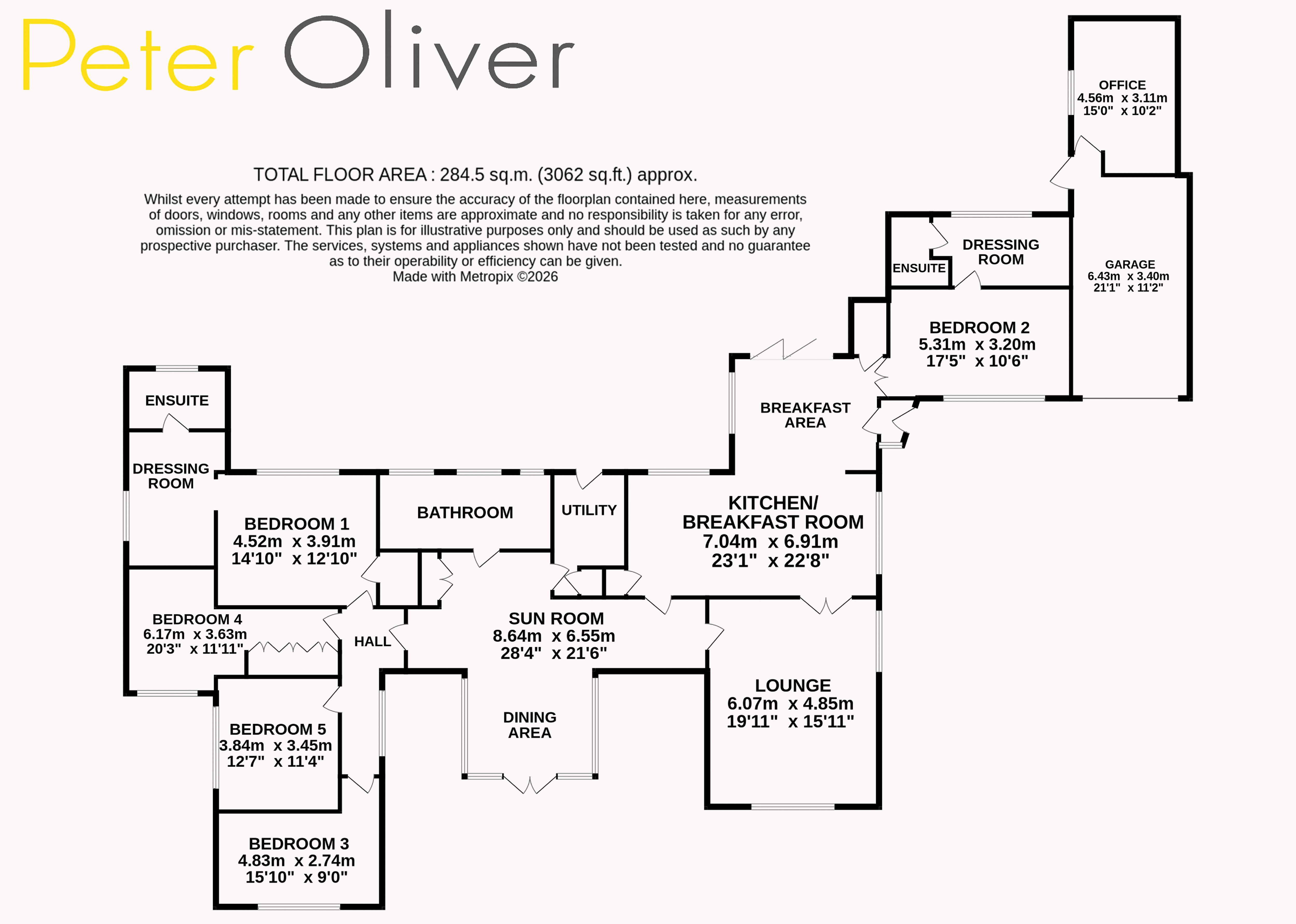West View, Fielden Road, Crowborough floorplan
