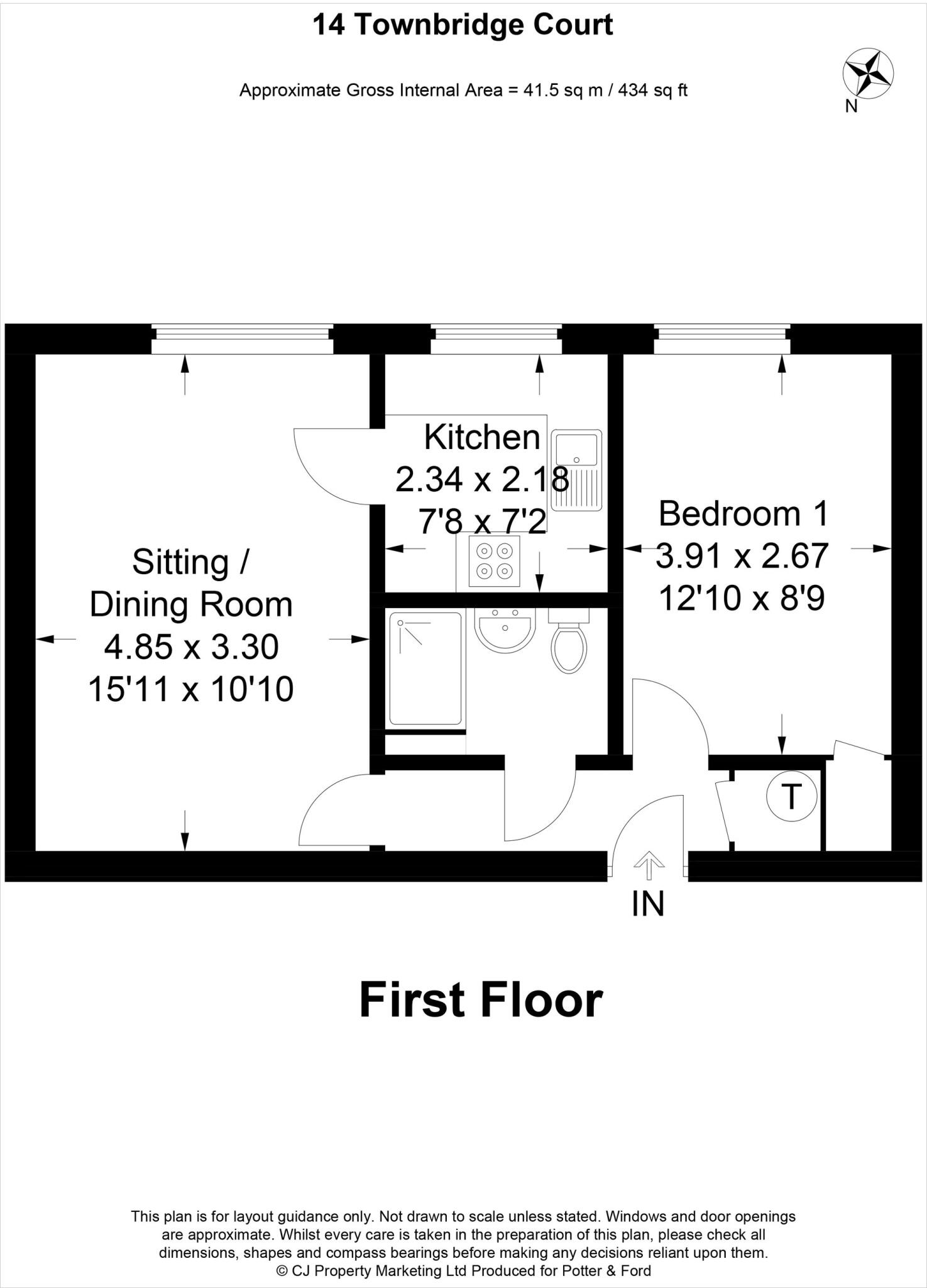 14, Town Bridge Court, Chesham floorplan
