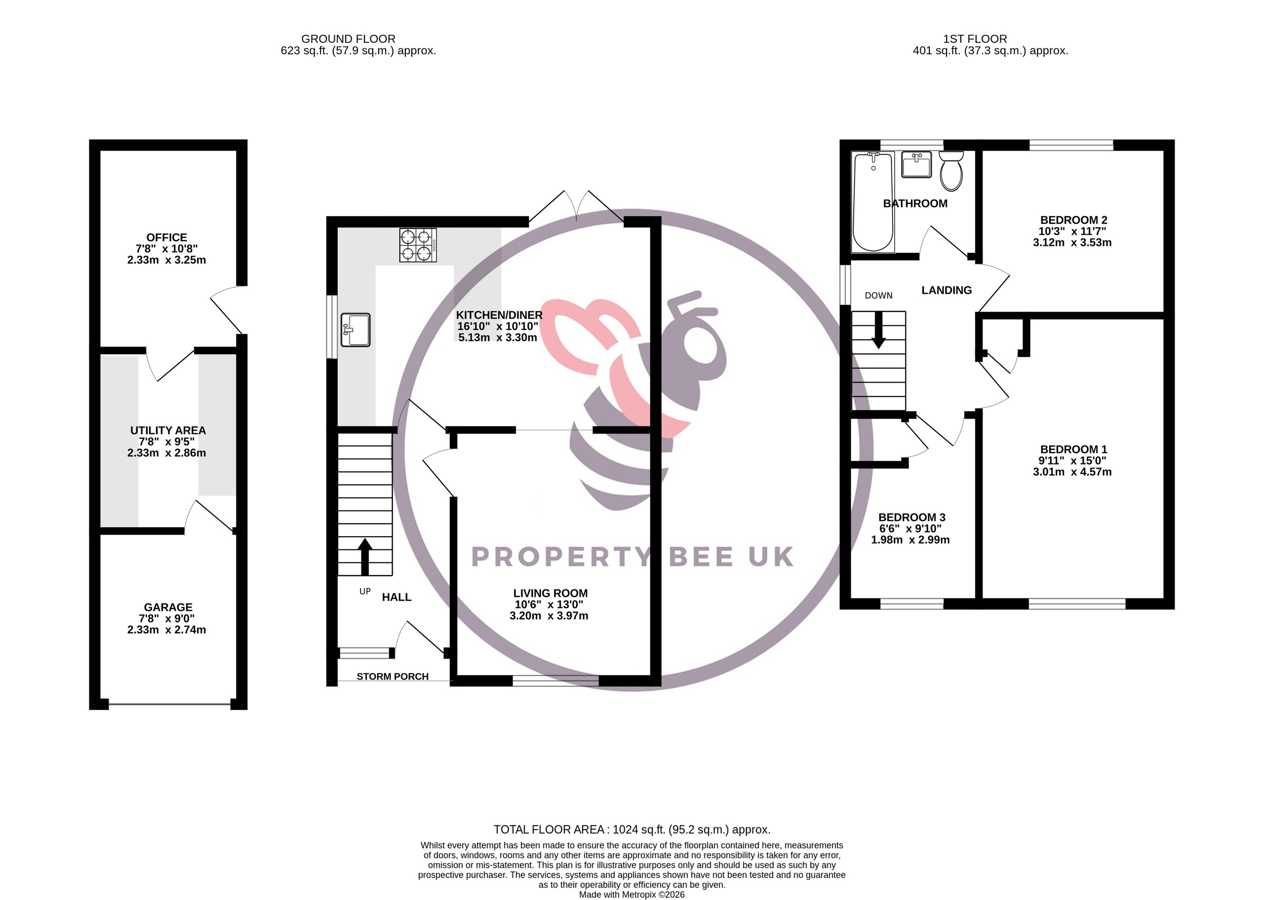 5 Lower Mill Field, Bagshot floorplan