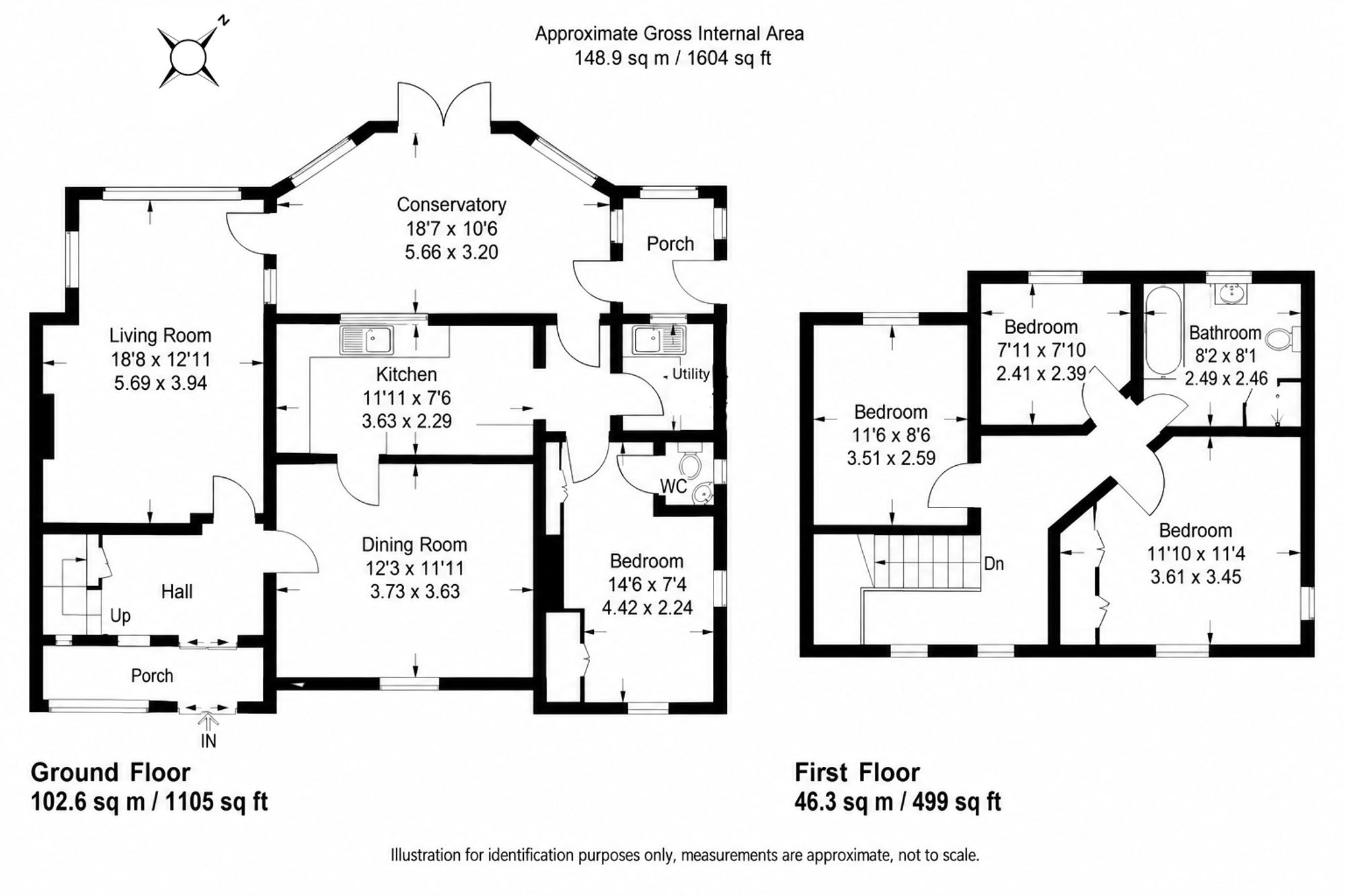 26 Oakdale, Harrogate floorplan