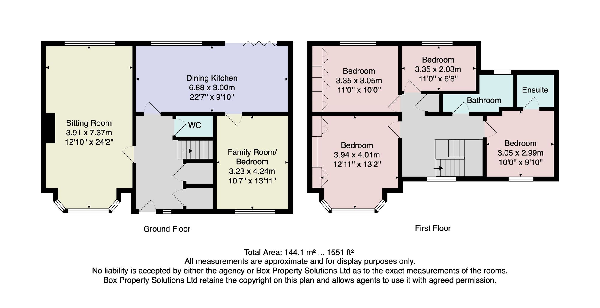 55 Leadhall Lane, Harrogate floorplan