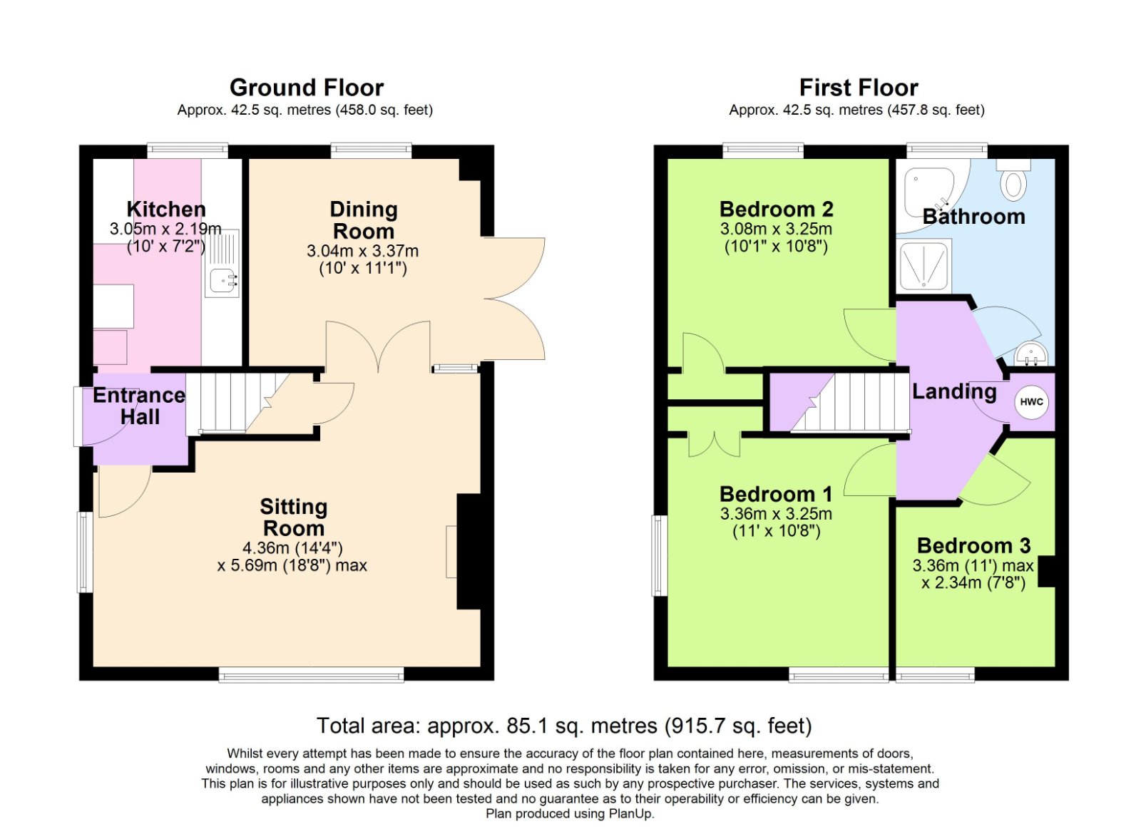 89, Highfield Road, Gloucestershire floorplan