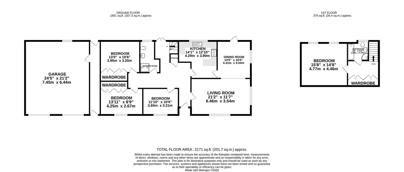 Innisfree, Llandrindod Wells floorplan