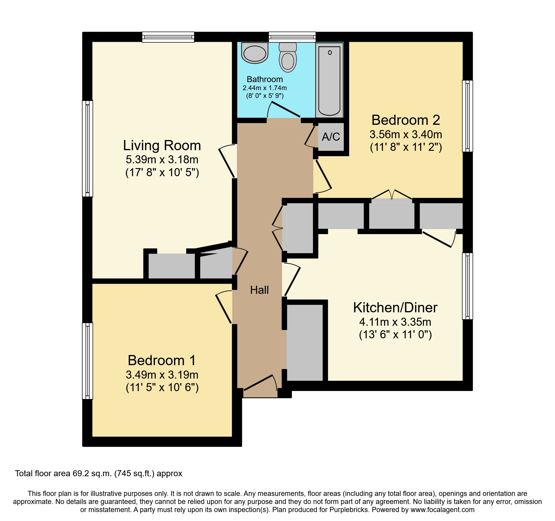 Arran Close, Chadsmoor, Cannock WS11, 2 bedroom flat for sale 61716508 PrimeLocation