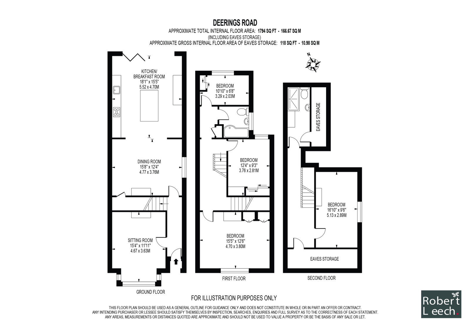 Deerings Road, Reigate floorplan