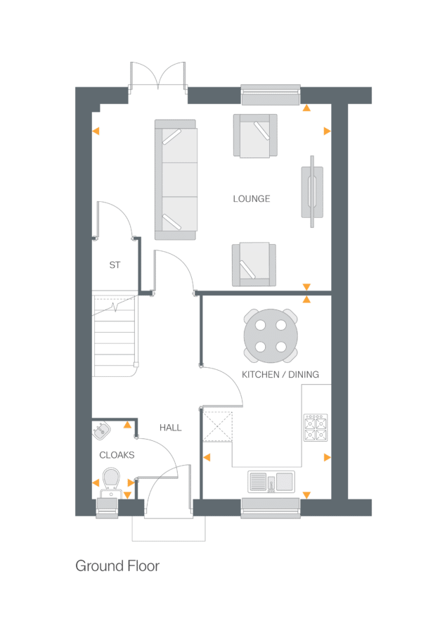25, Zouch Road, Hathern, Leicestershire floorplan