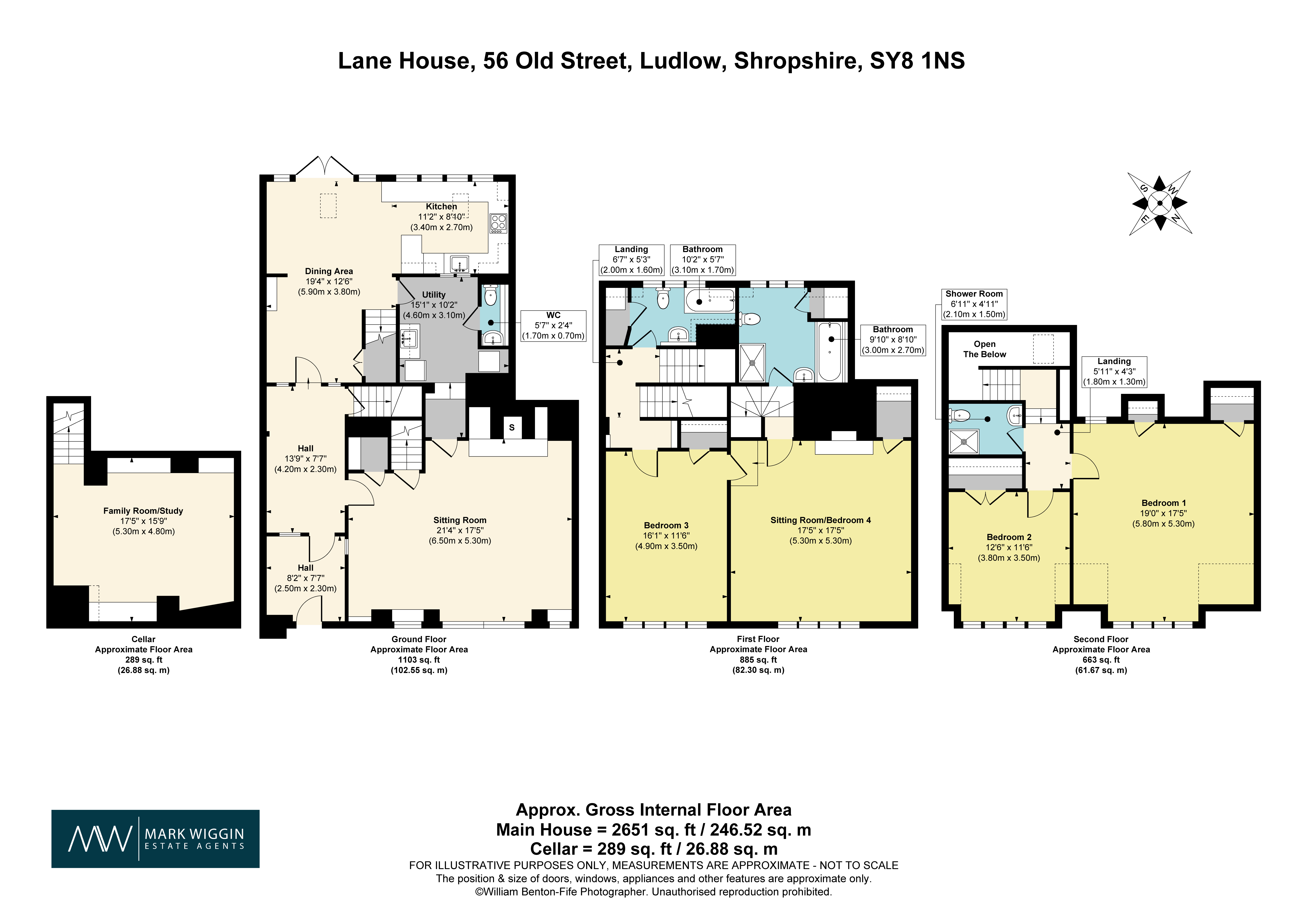 Lane's House, 56, Old Street, Shropshire floorplan