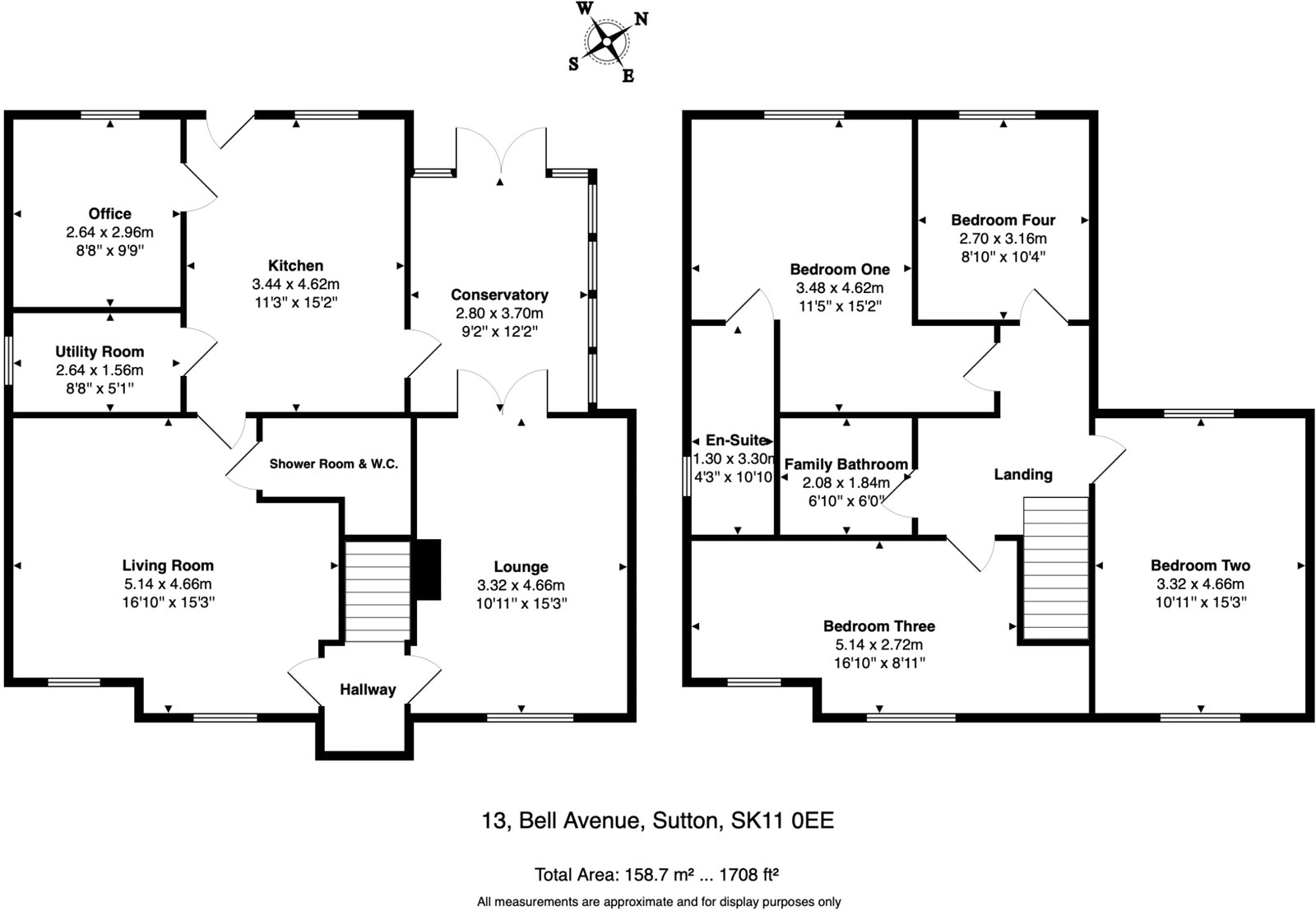 13, Bell Avenue, Macclesfield floorplan
