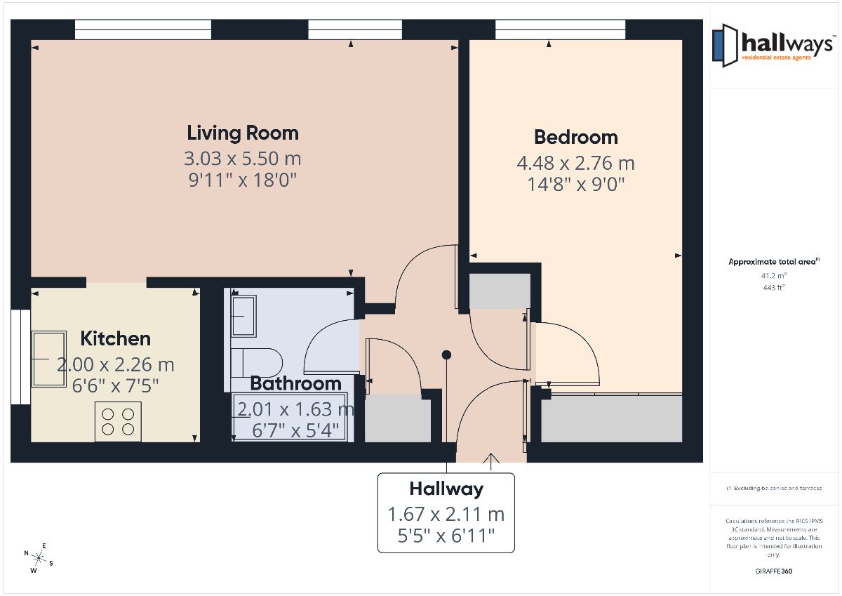 7 Whitegates, Whyteleafe floorplan