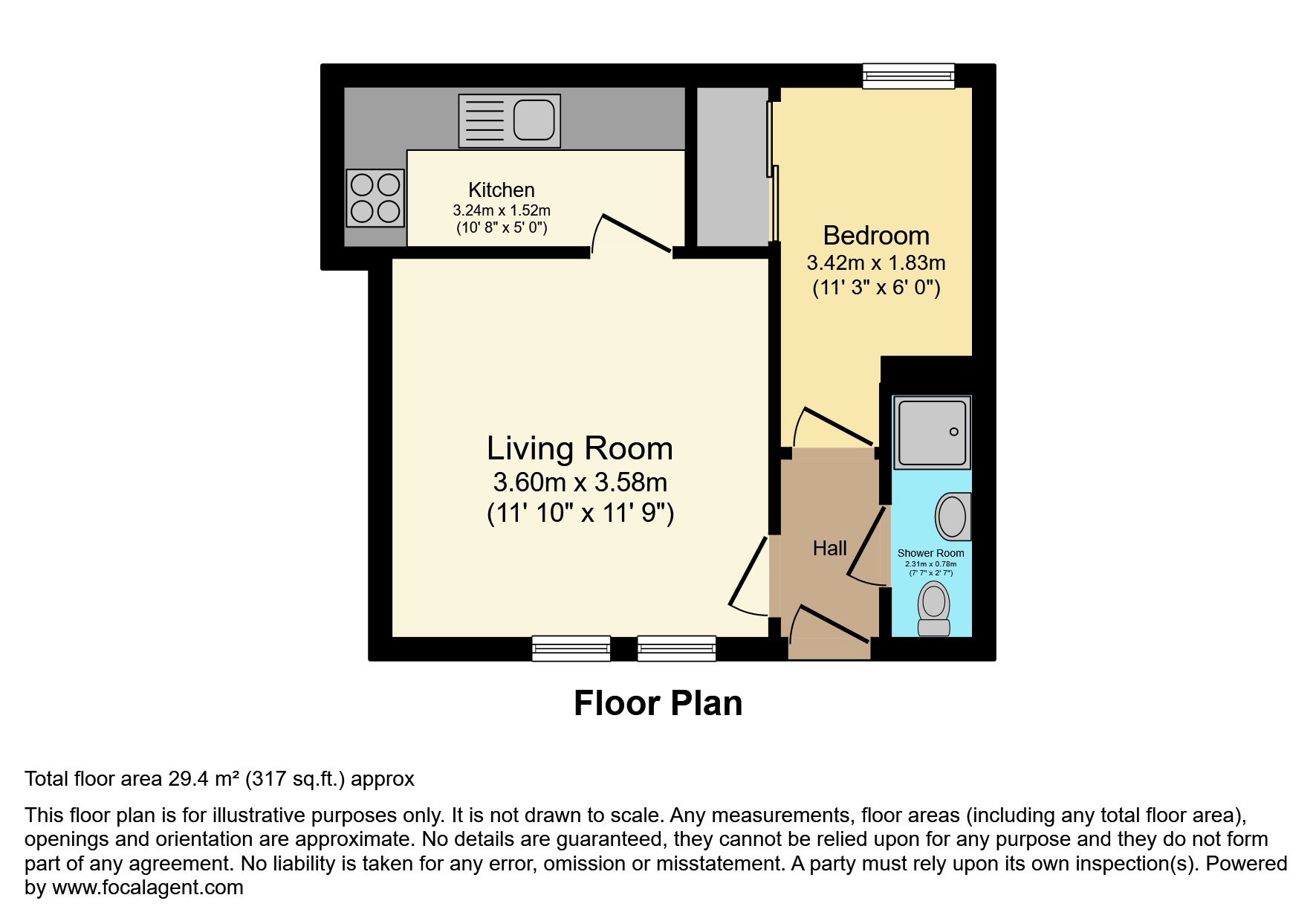 Glendinning Terrace, Galashiels, TD1 floorplan