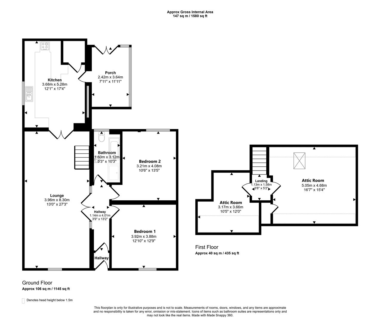 58, Graham Street, Wishaw floorplan