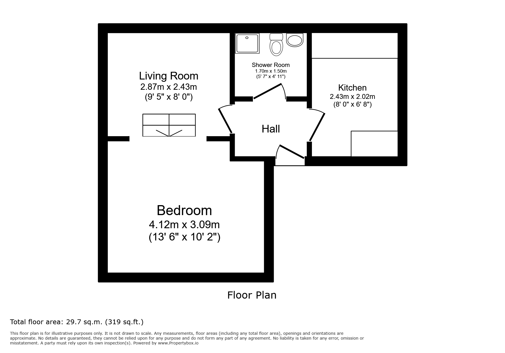 Flat 3, 42, Sutton Park Road, East Sussex floorplan