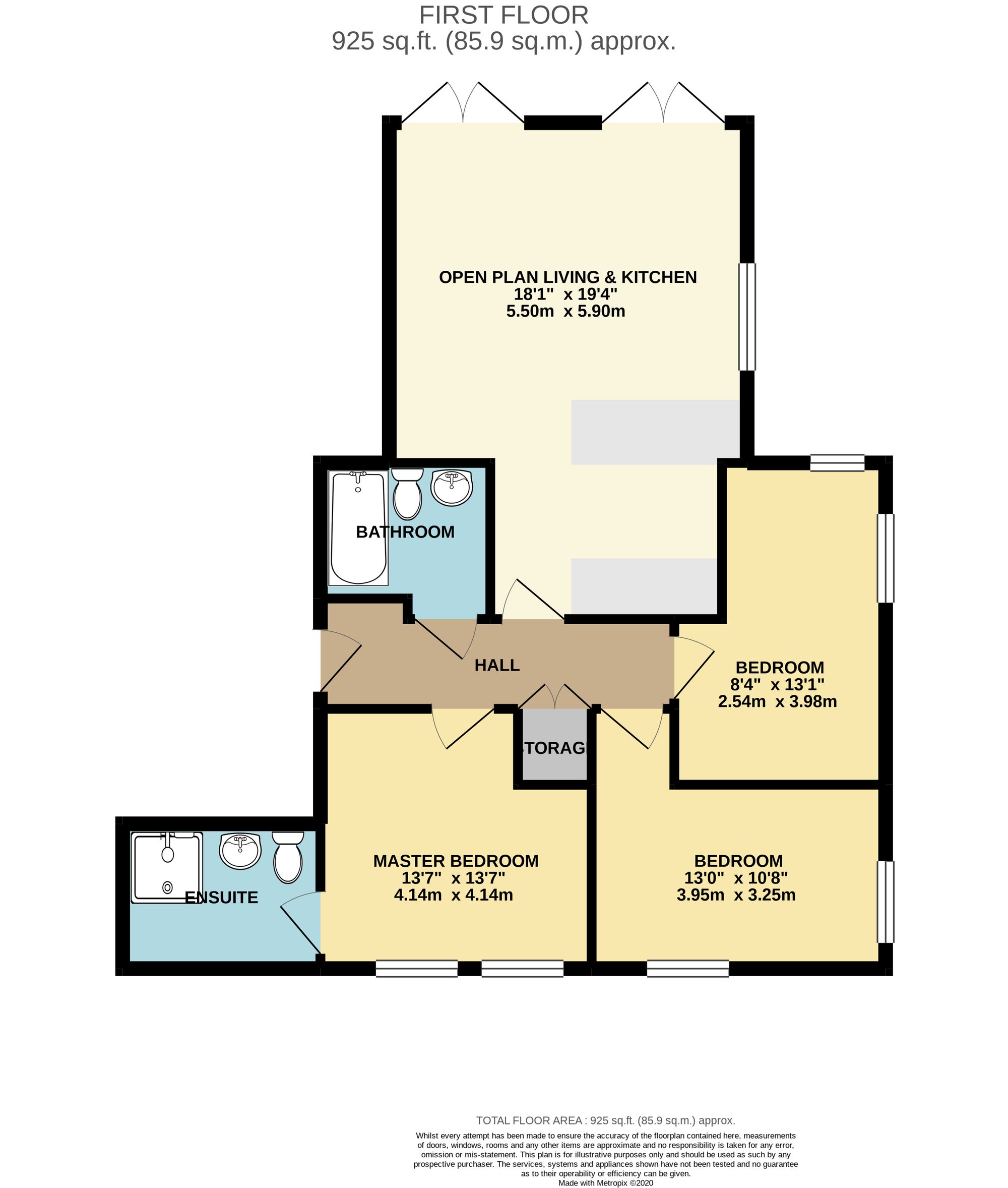 Flat 7, Oakhill House, Kenley floorplan