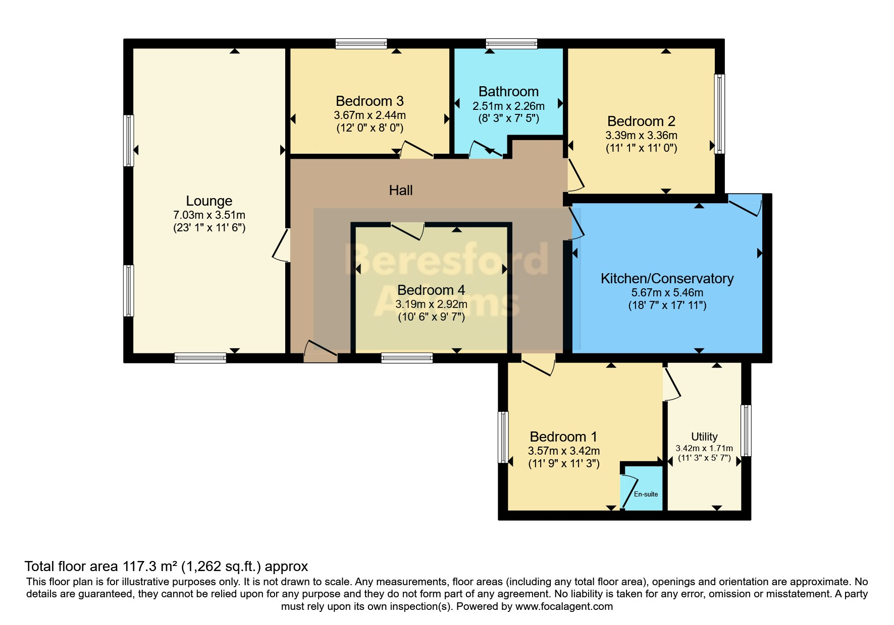 11, Ffordd Gwenllian, Pwllheli floorplan