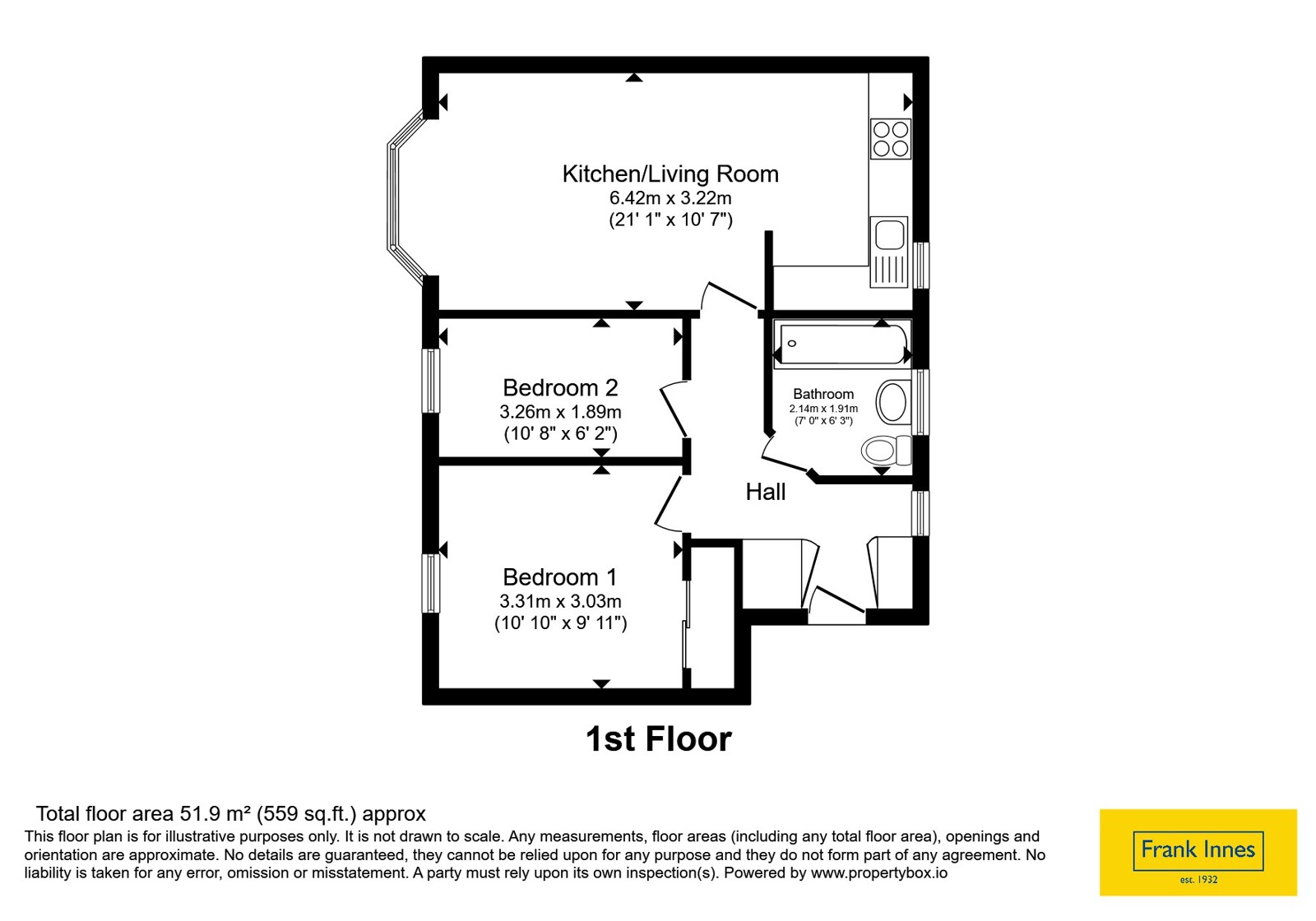 Flat 5, 25, Willow Road, Leicestershire floorplan