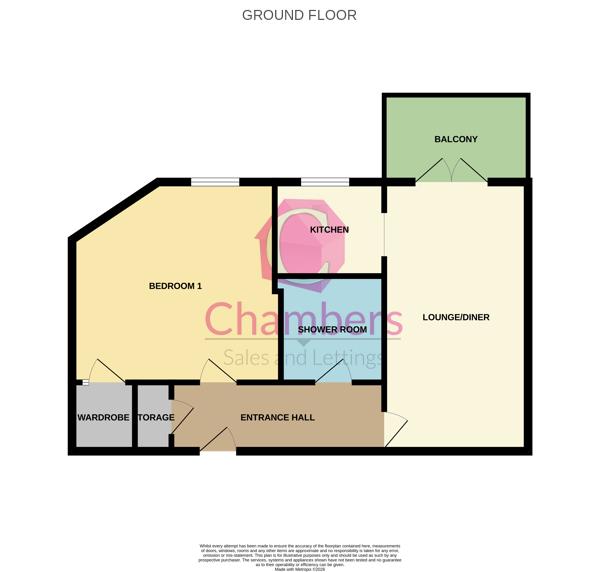 Flat 6 Beck Lodge, 8 Botley Road, Southampton floorplan