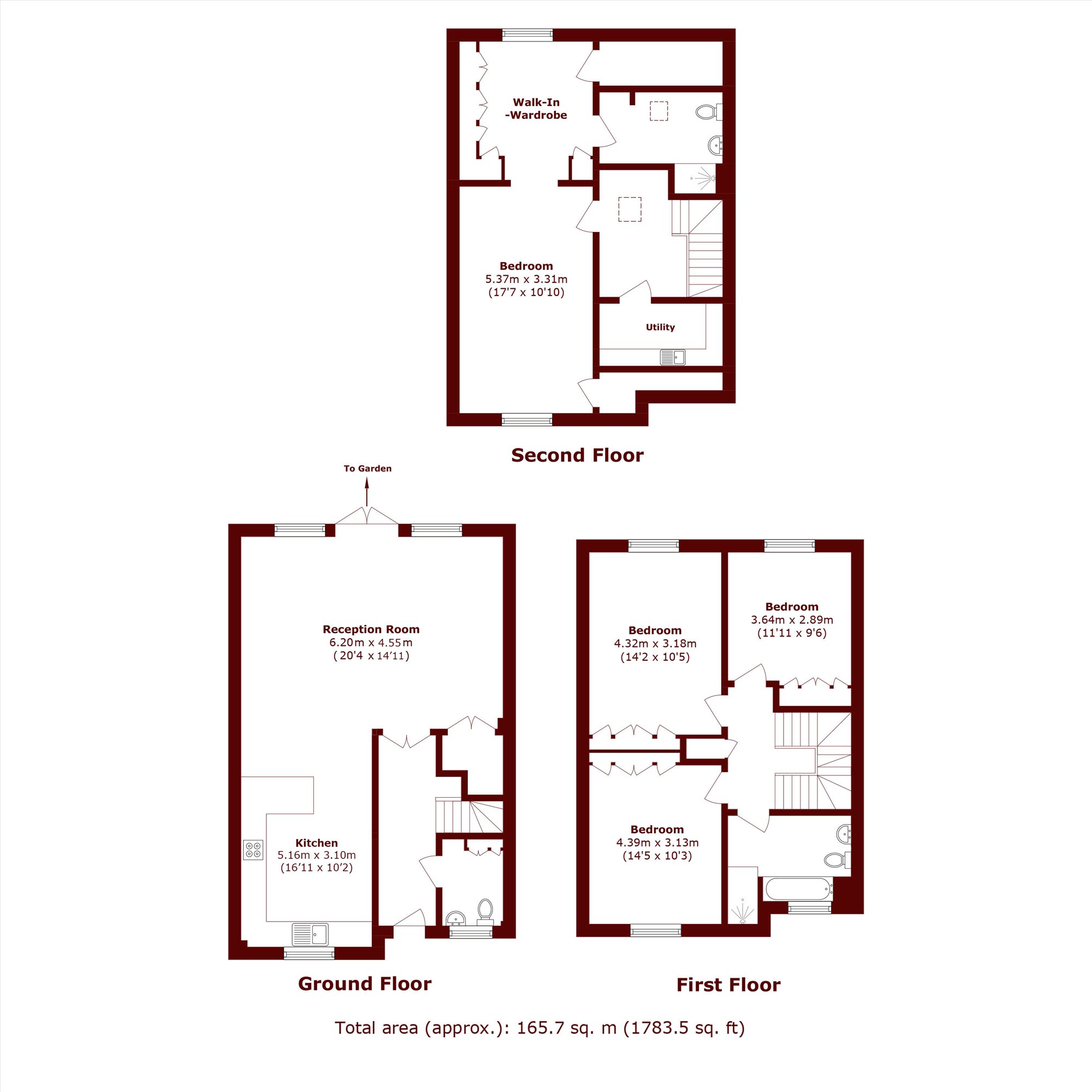 106, The Crescent, London floorplan