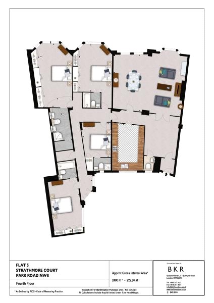 4 Bedrooms Flat to rent in Strathmore Court, 143 Park Road, St Johns Wood, London NW8