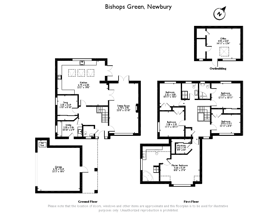 5 Bedrooms Detached house for sale in Bishops Green, Newbury RG20