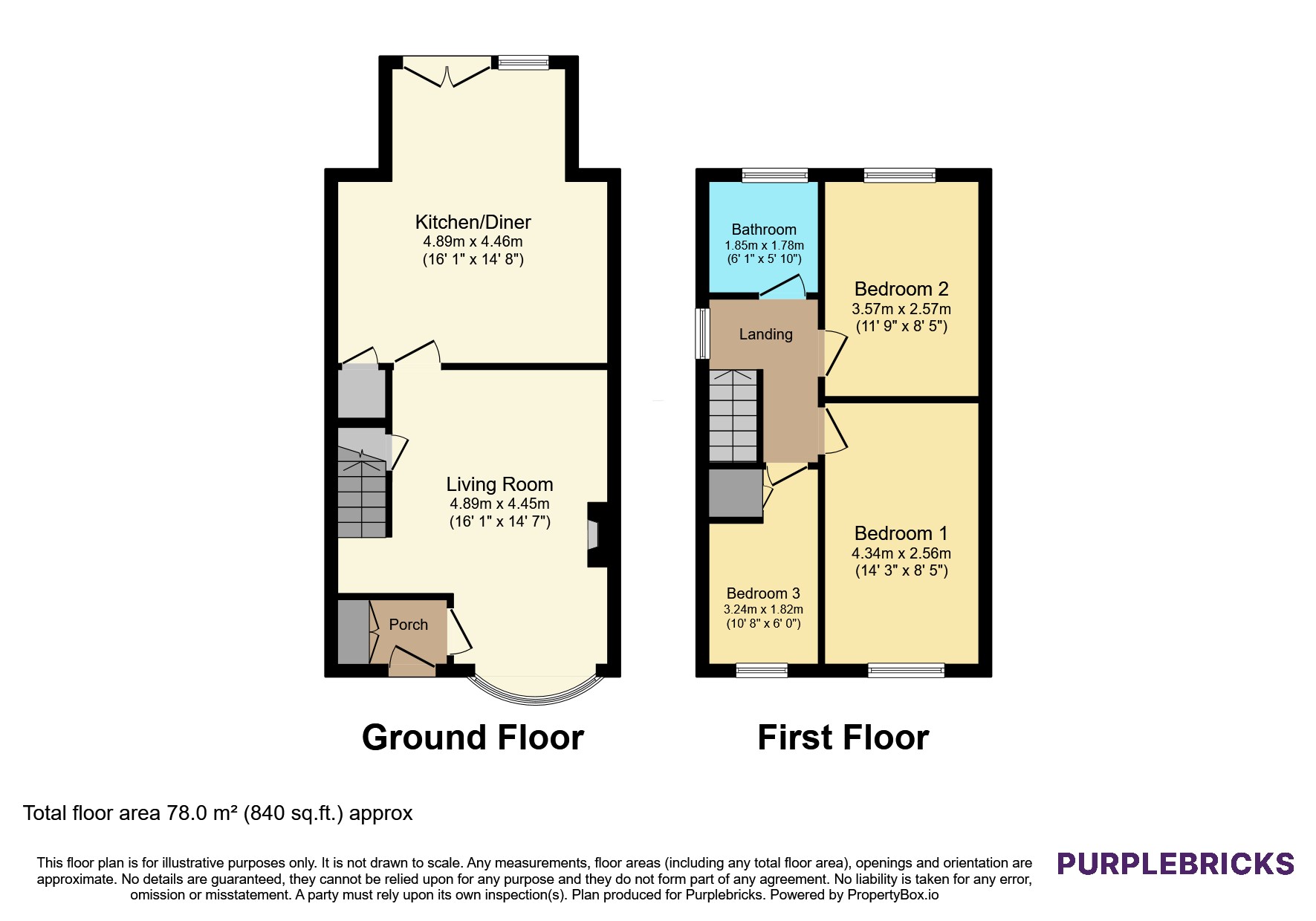 86, Lansdowne Road, Crewe floorplan