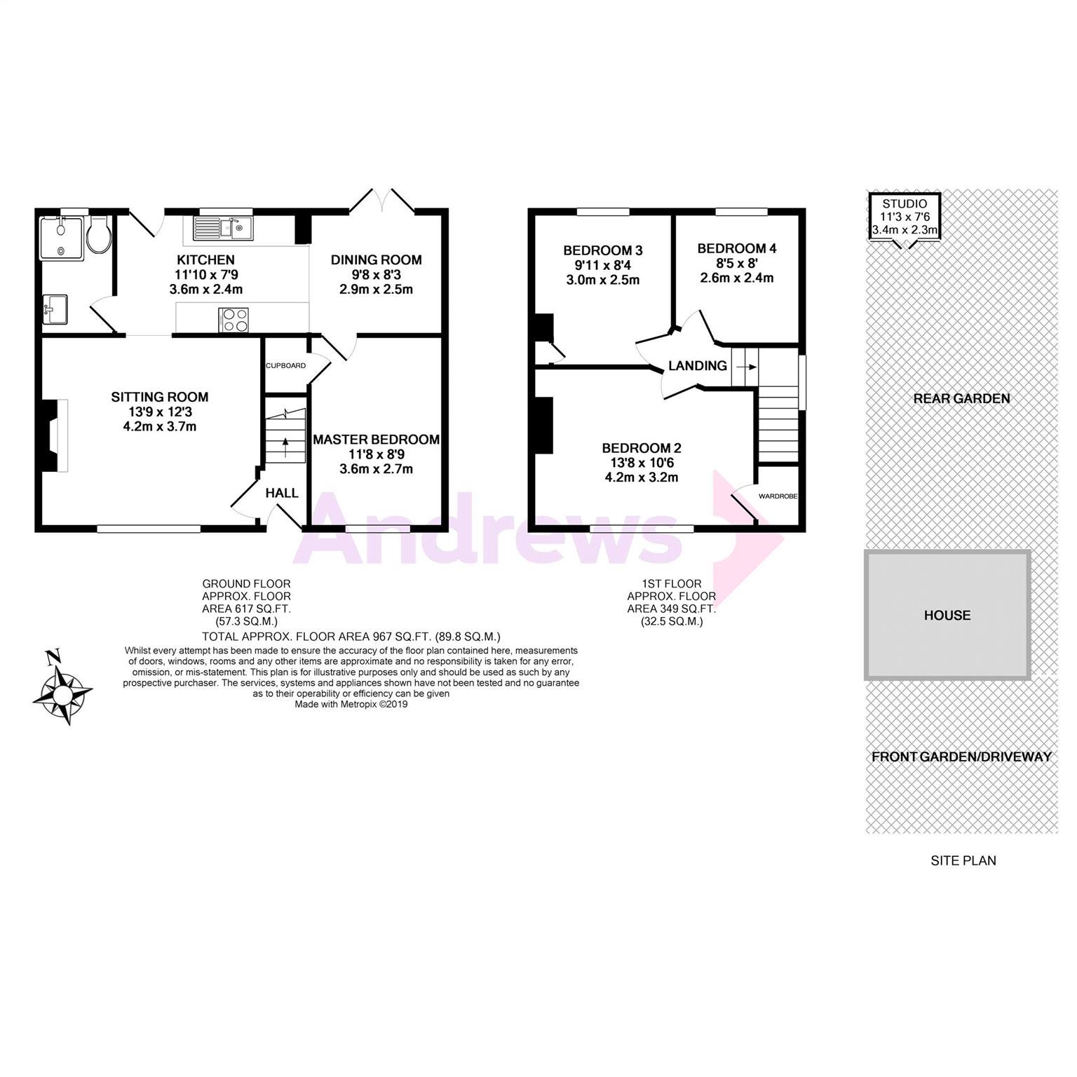 3 Bedrooms Semi-detached house for sale in Hale Lane, Otford, Sevenoaks, Kent TN14