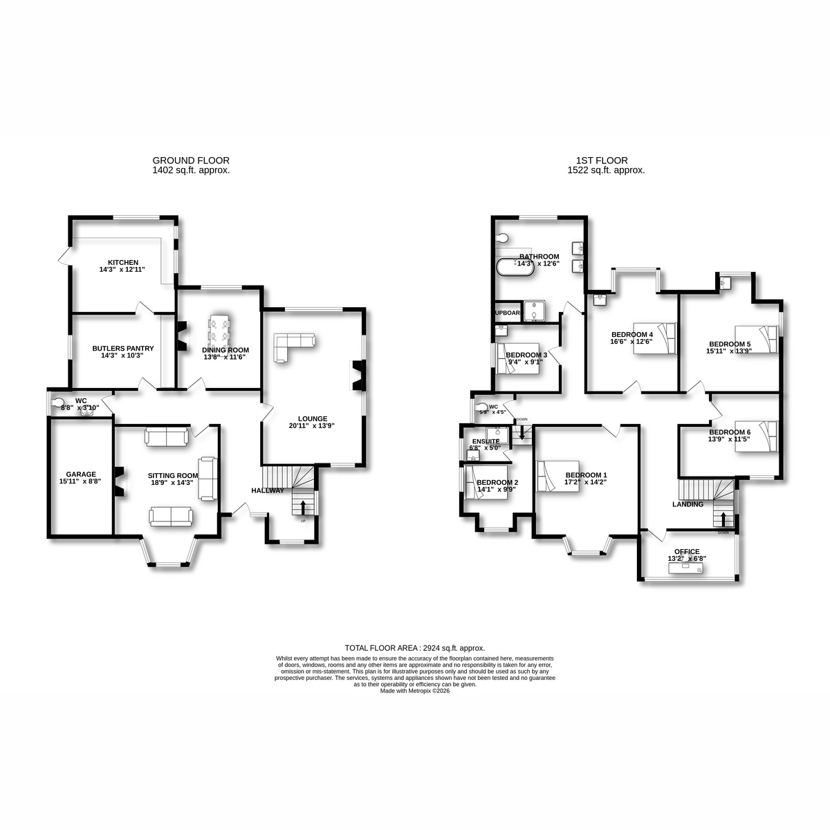 18, Crowstone Avenue, Westcliff-on-sea floorplan