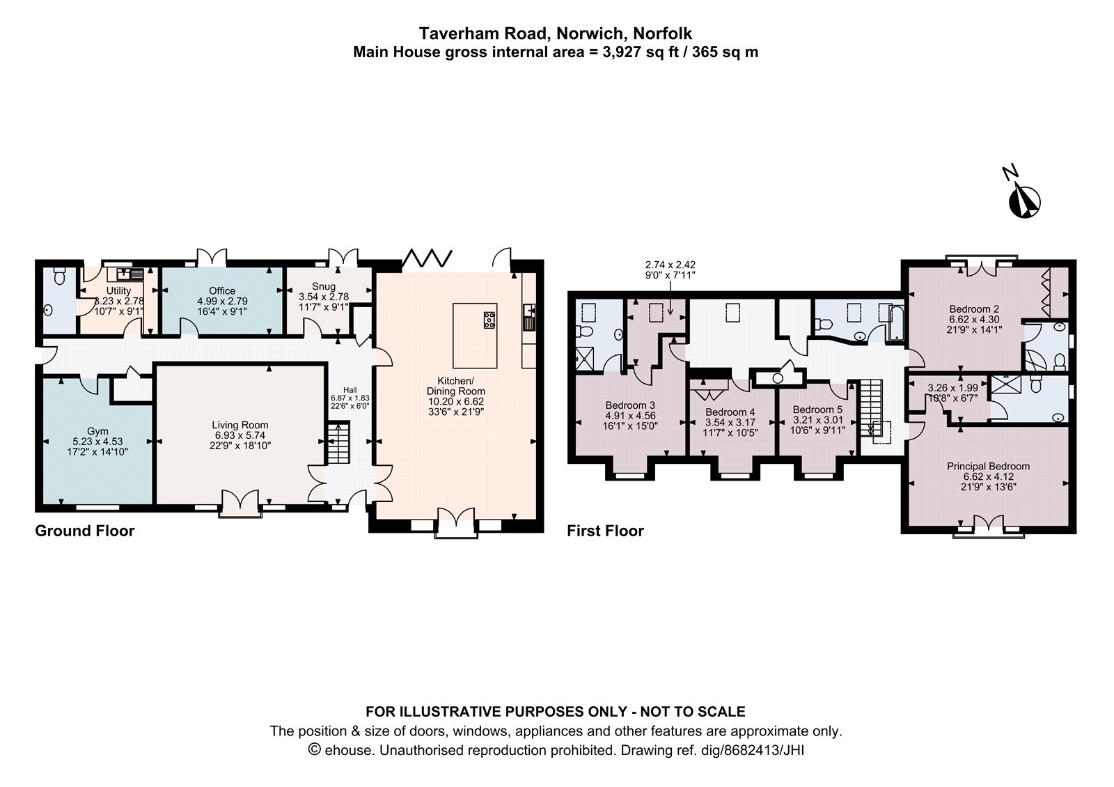 100, Taverham Road, Norwich floorplan