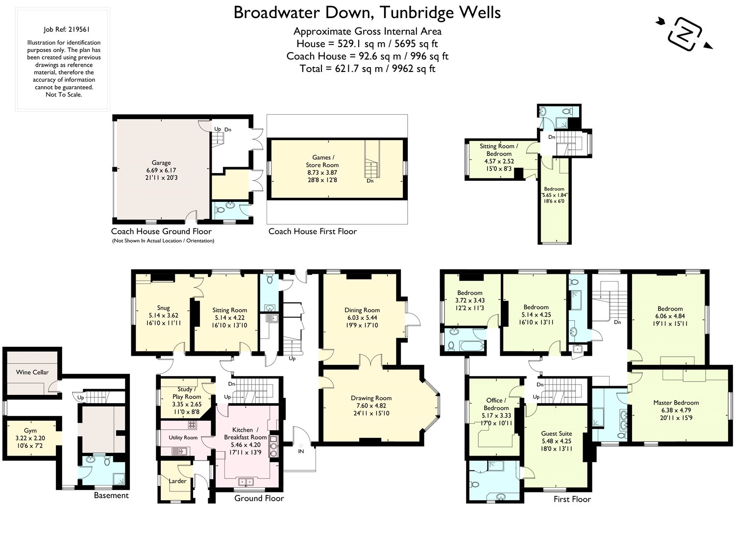 8 Bedrooms Detached house for sale in Broadwater Down, Tunbridge Wells, Kent TN2