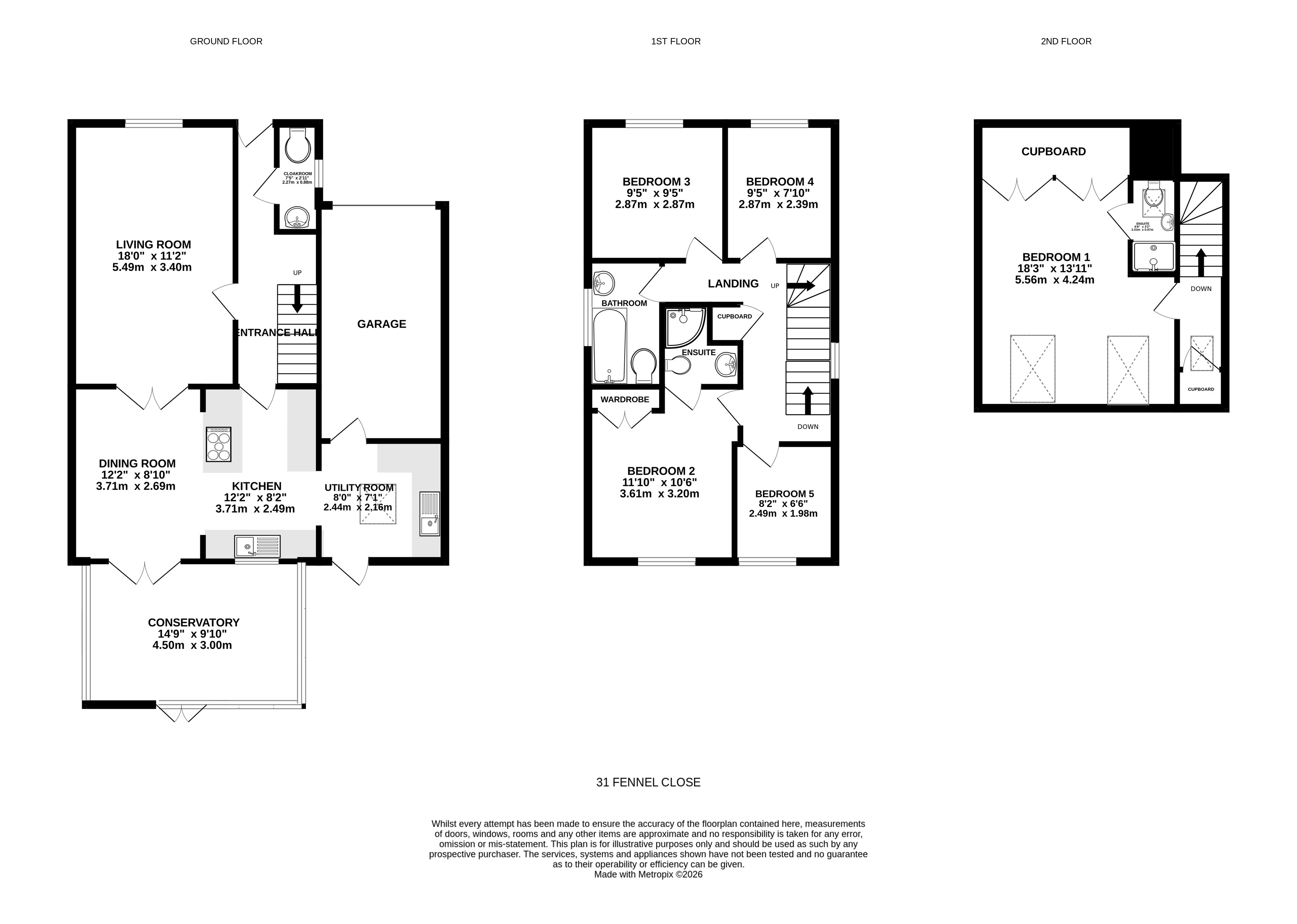 Fennel Close, Hampshire floorplan