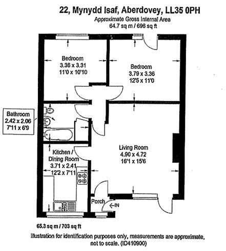 22, Mynydd Isaf, Aberdovey floorplan