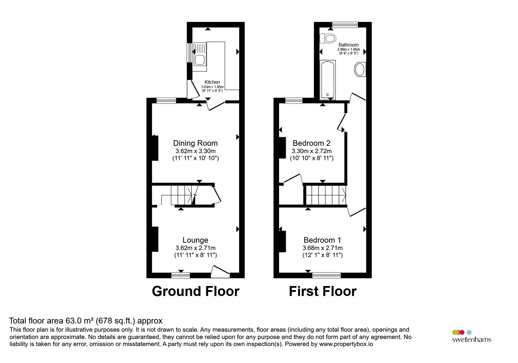 8, Spencer Street, Northwich floorplan
