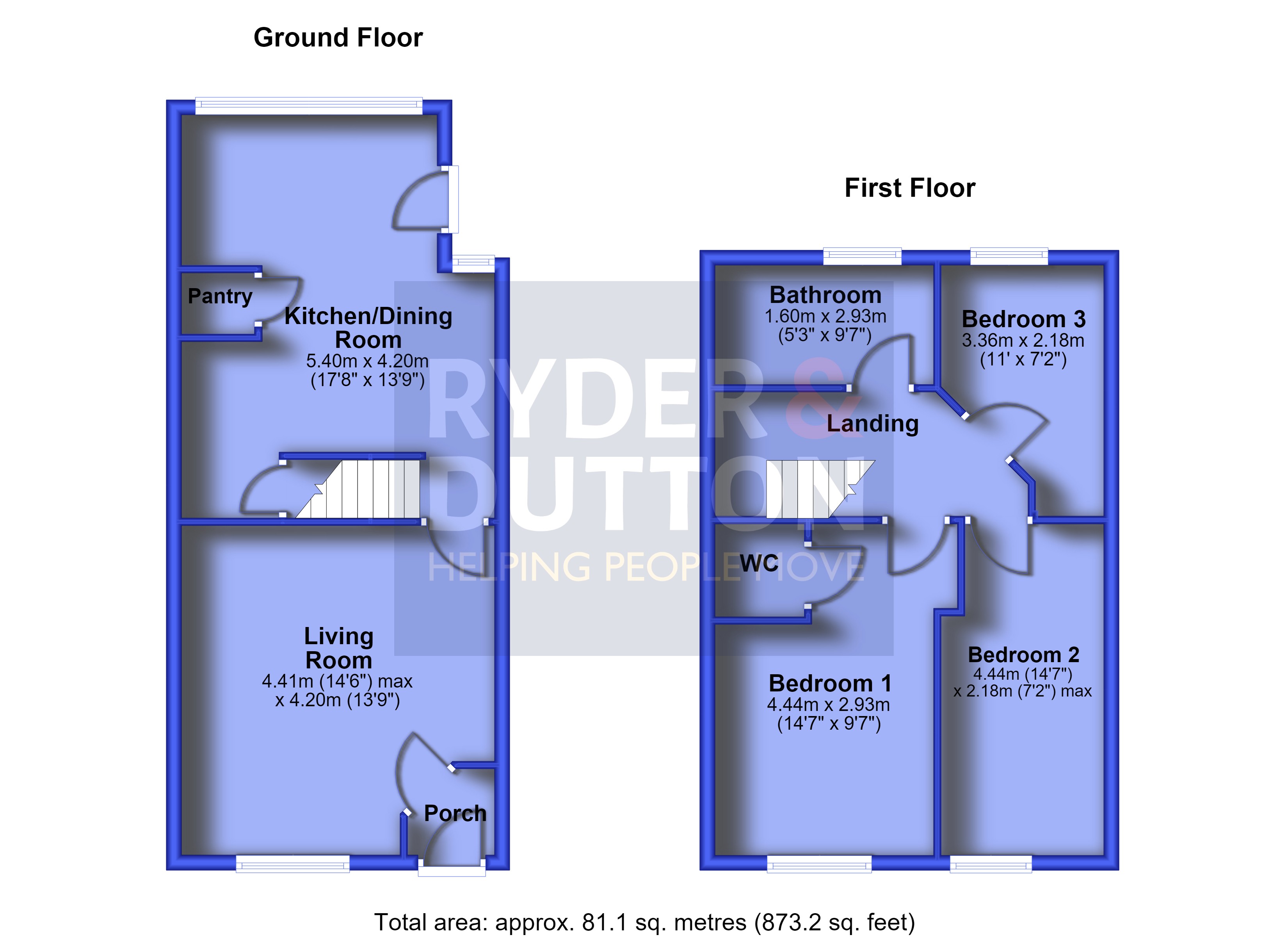 93, Cross Lane, West Yorkshire floorplan
