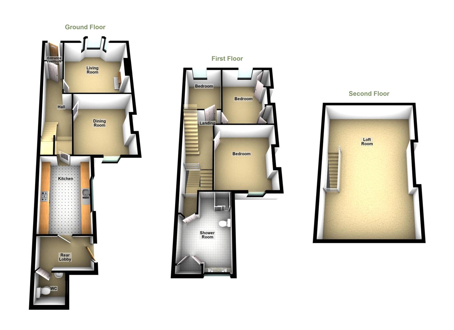 17, Lune Street, Saltburn-By-The-Sea floorplan