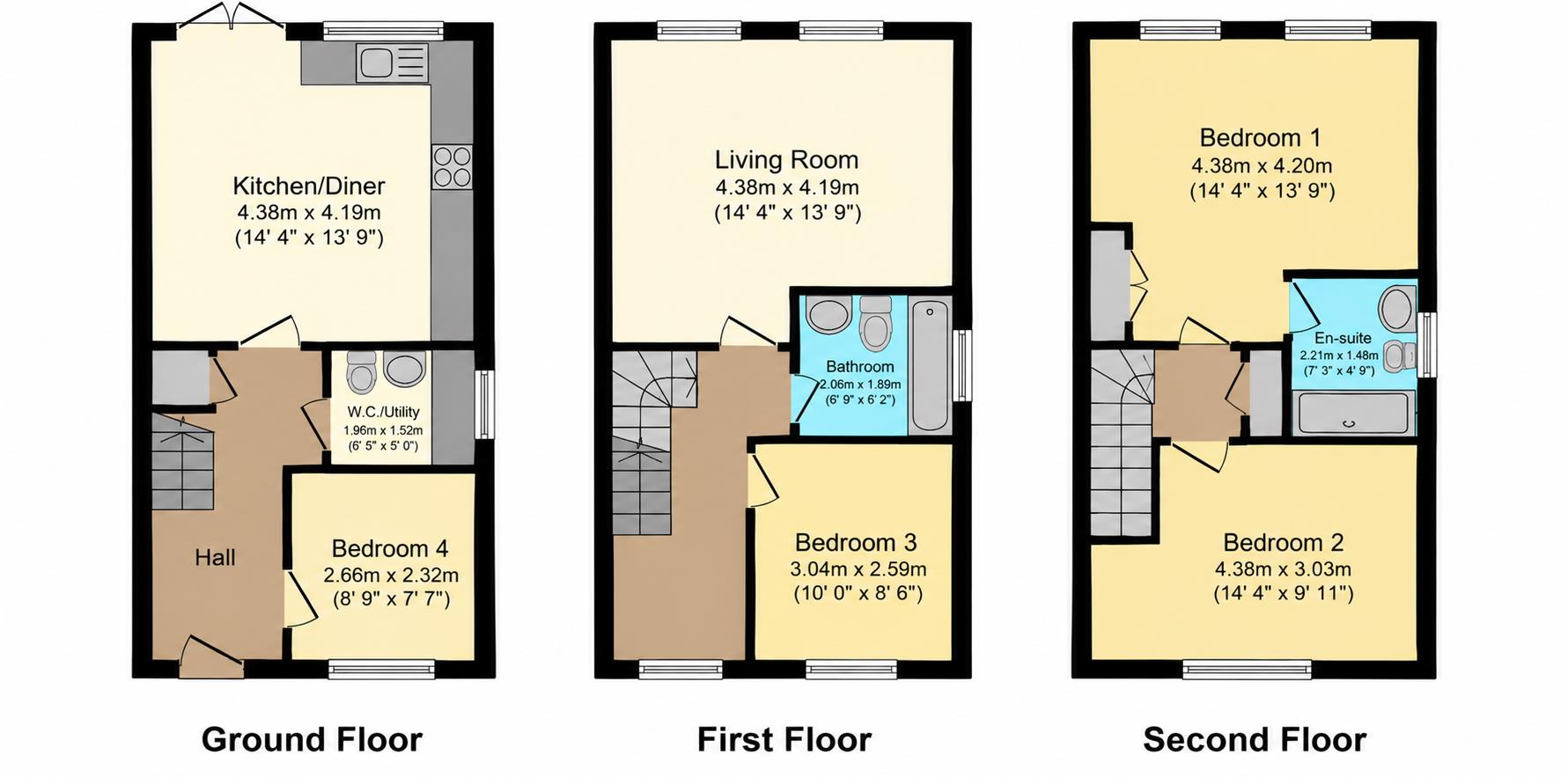 Watermill Way, Northampton floorplan